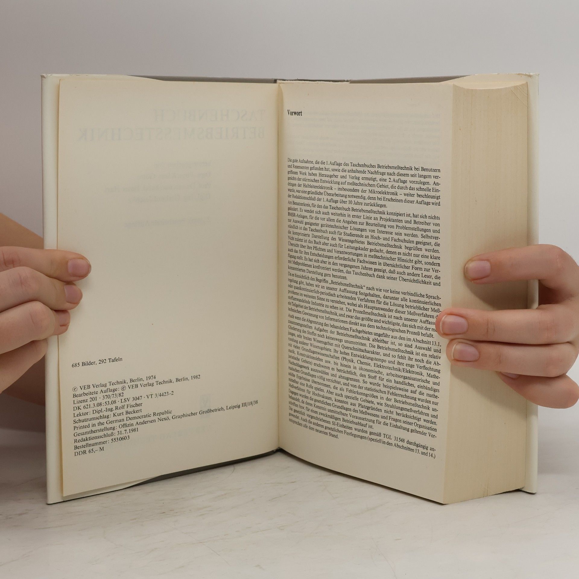 Klaus Götte Taschenbuch Betriebsmesstechnik
