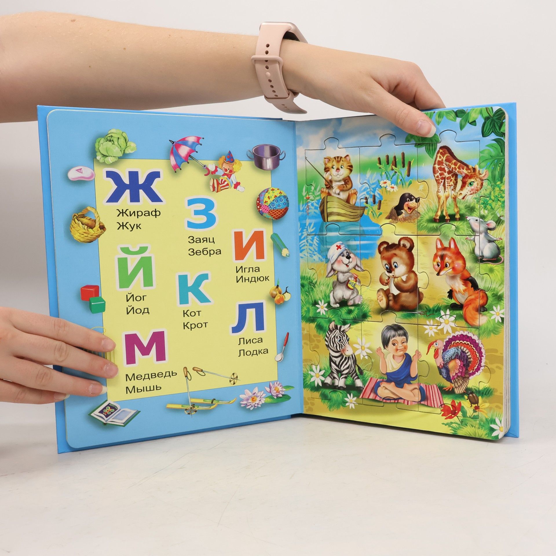 Kolektiv autorů Азбука в картинках. Книжка-пазл