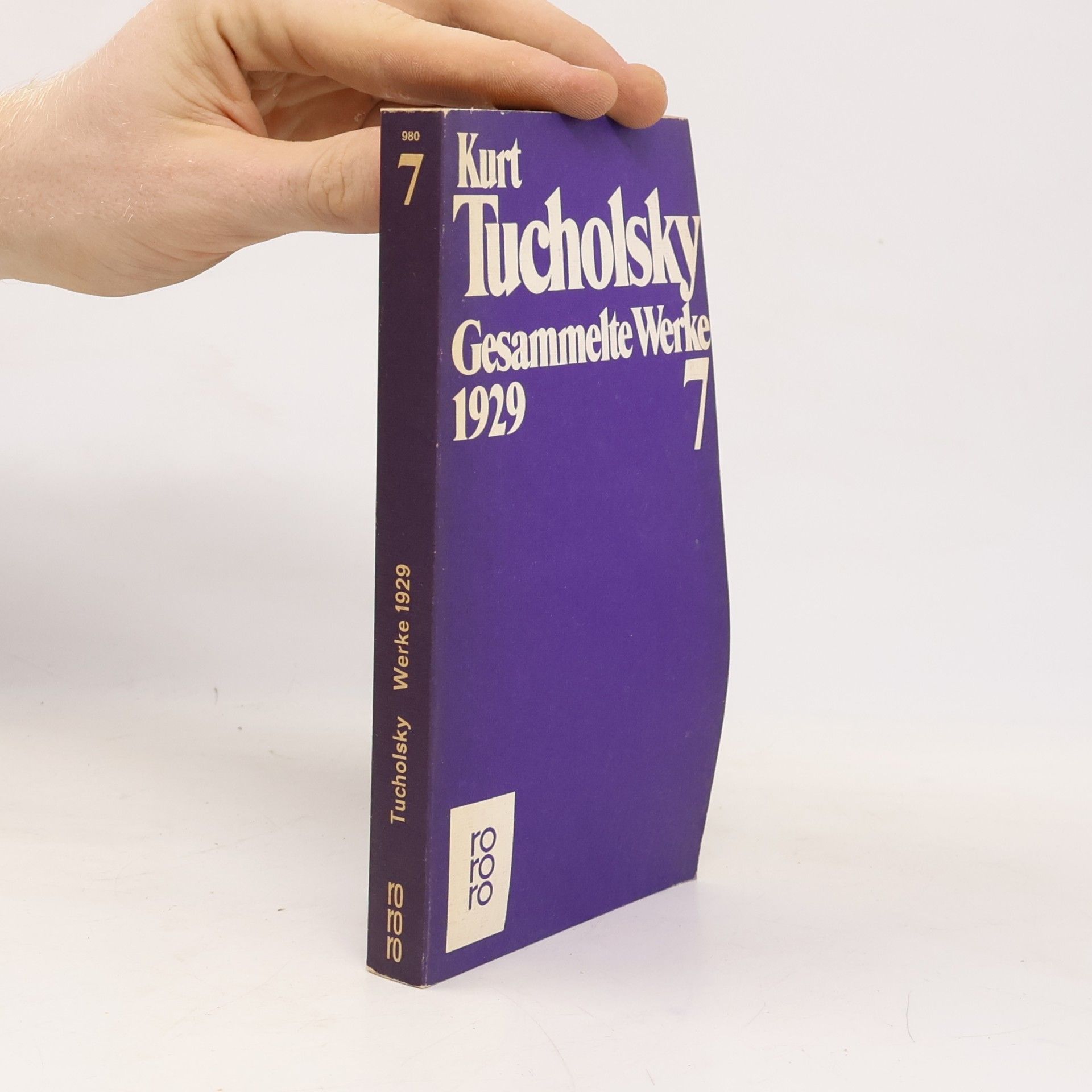 Kurt Tucholsky Gesammelte Werke VII. 1929.