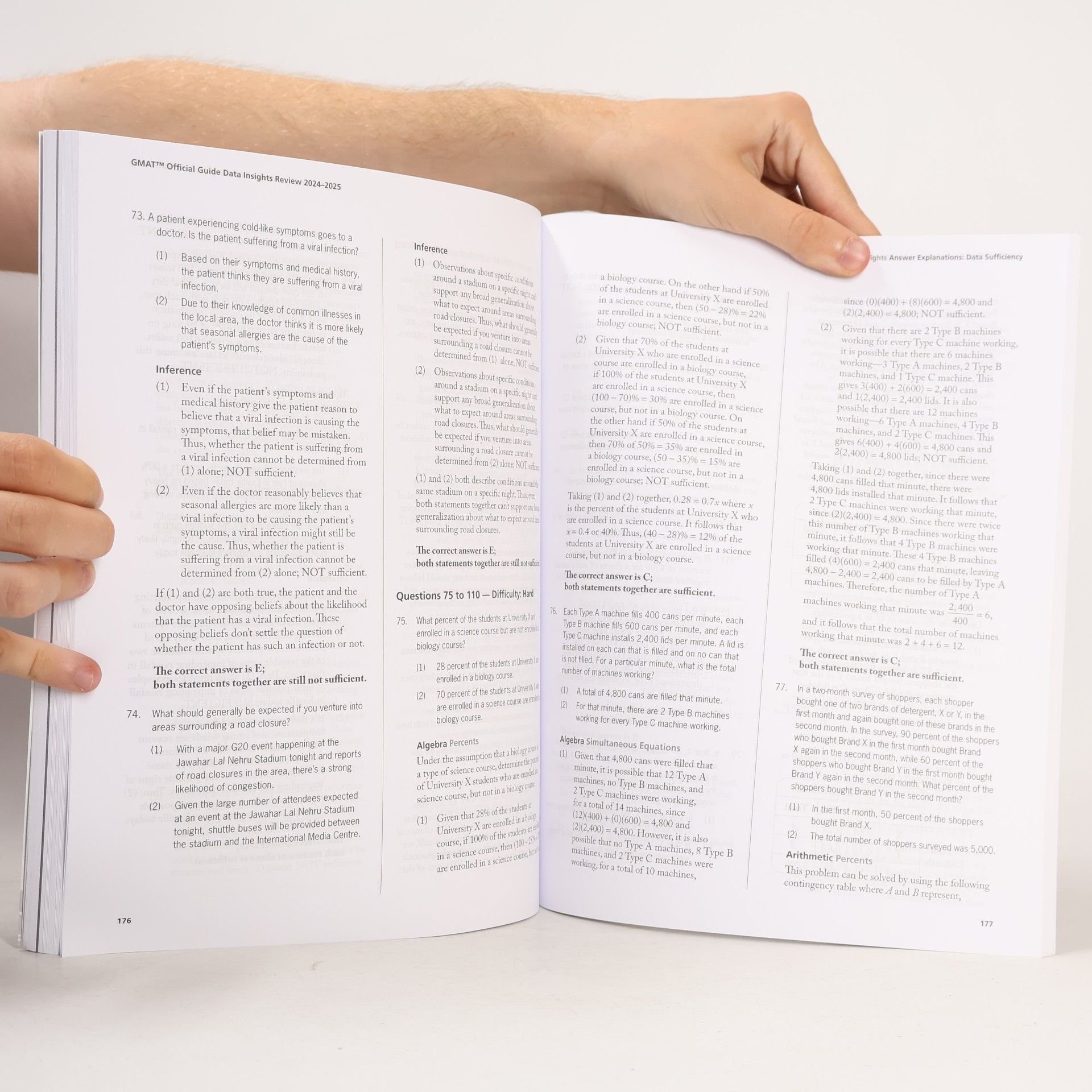 . GMAC Graduate Management Admission Council GMAT Official Guide Data Insights Review 2024-2025: Book + Online Question Bank