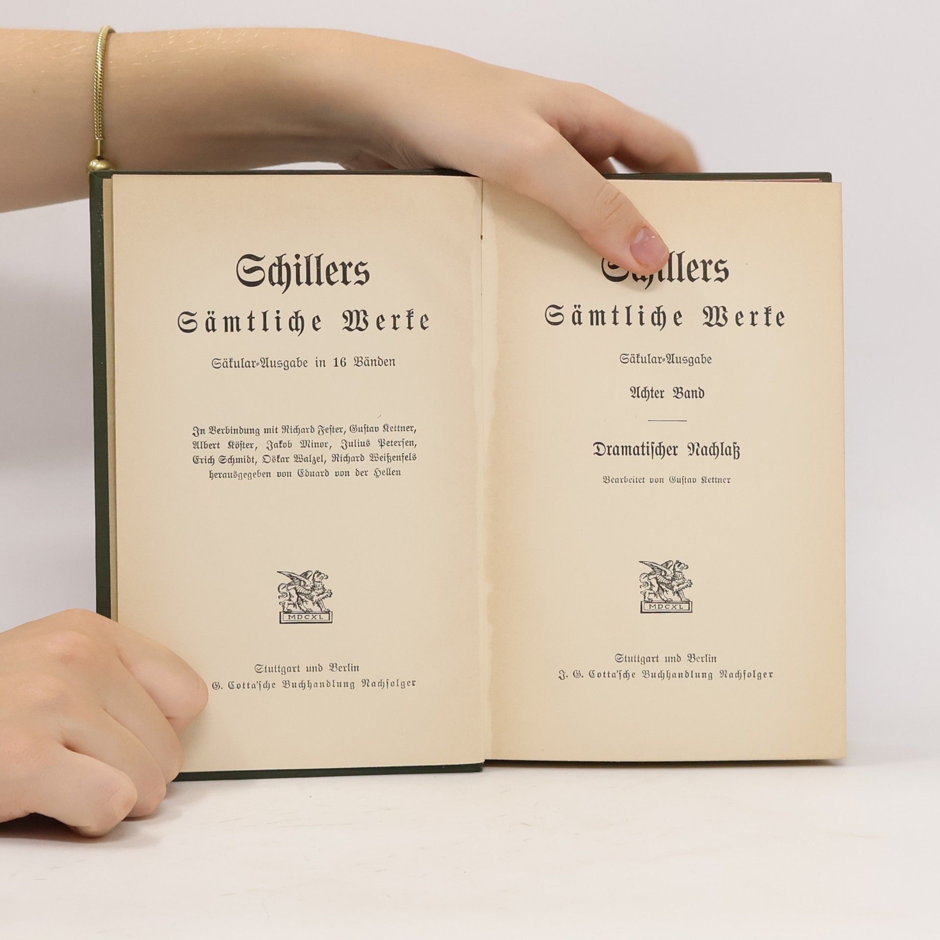 Friedrich Schiller Schillers sämtliche Werke. Band 8