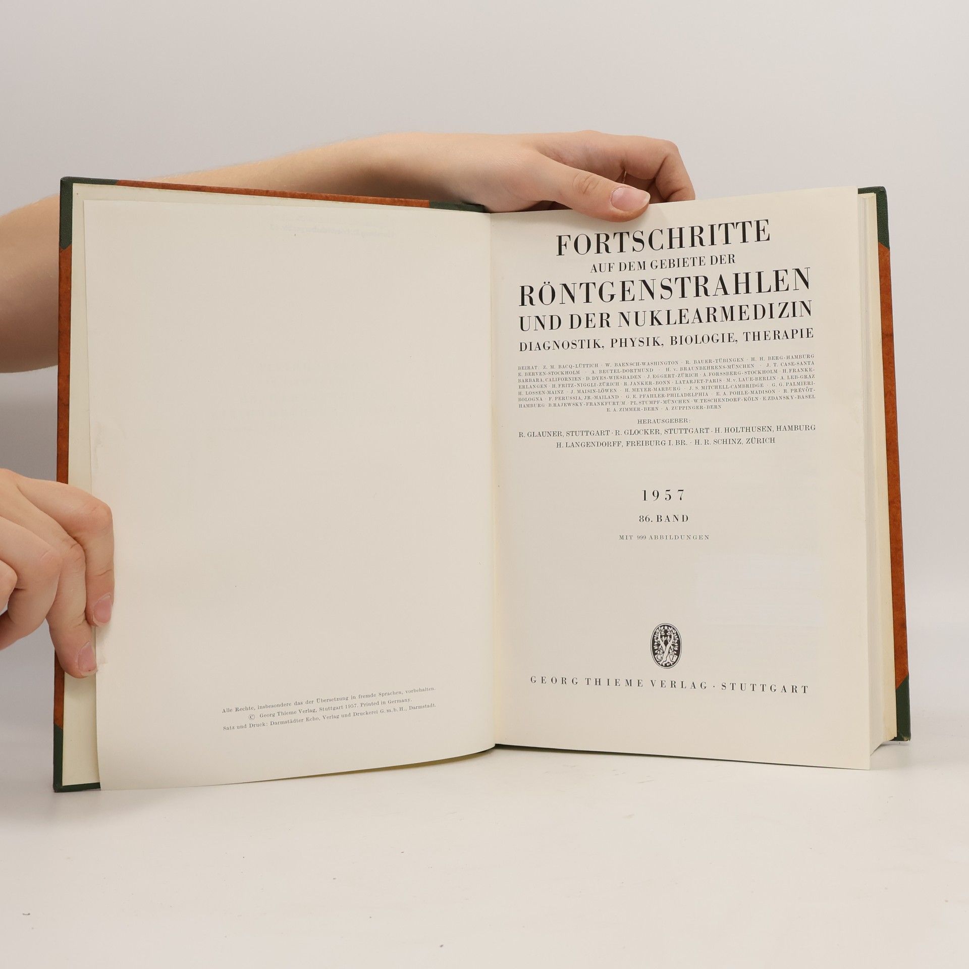 kolektiv Fortschritte auf dem Gebiete der Röntgenstrahlen und der Nuklearmedizin