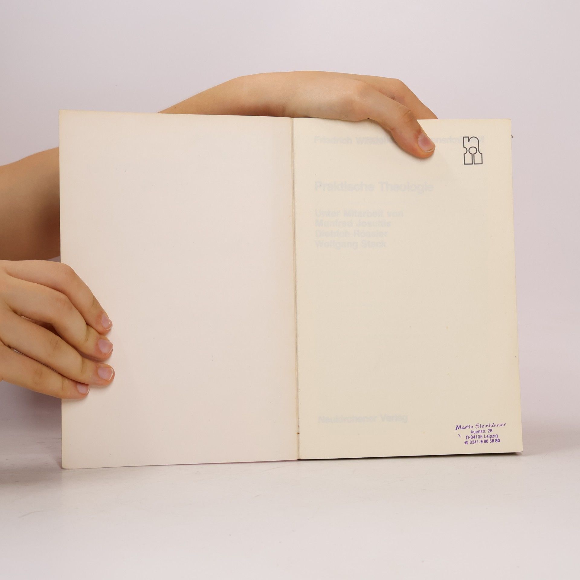 Friedrich Wintzer Praktische Theologie