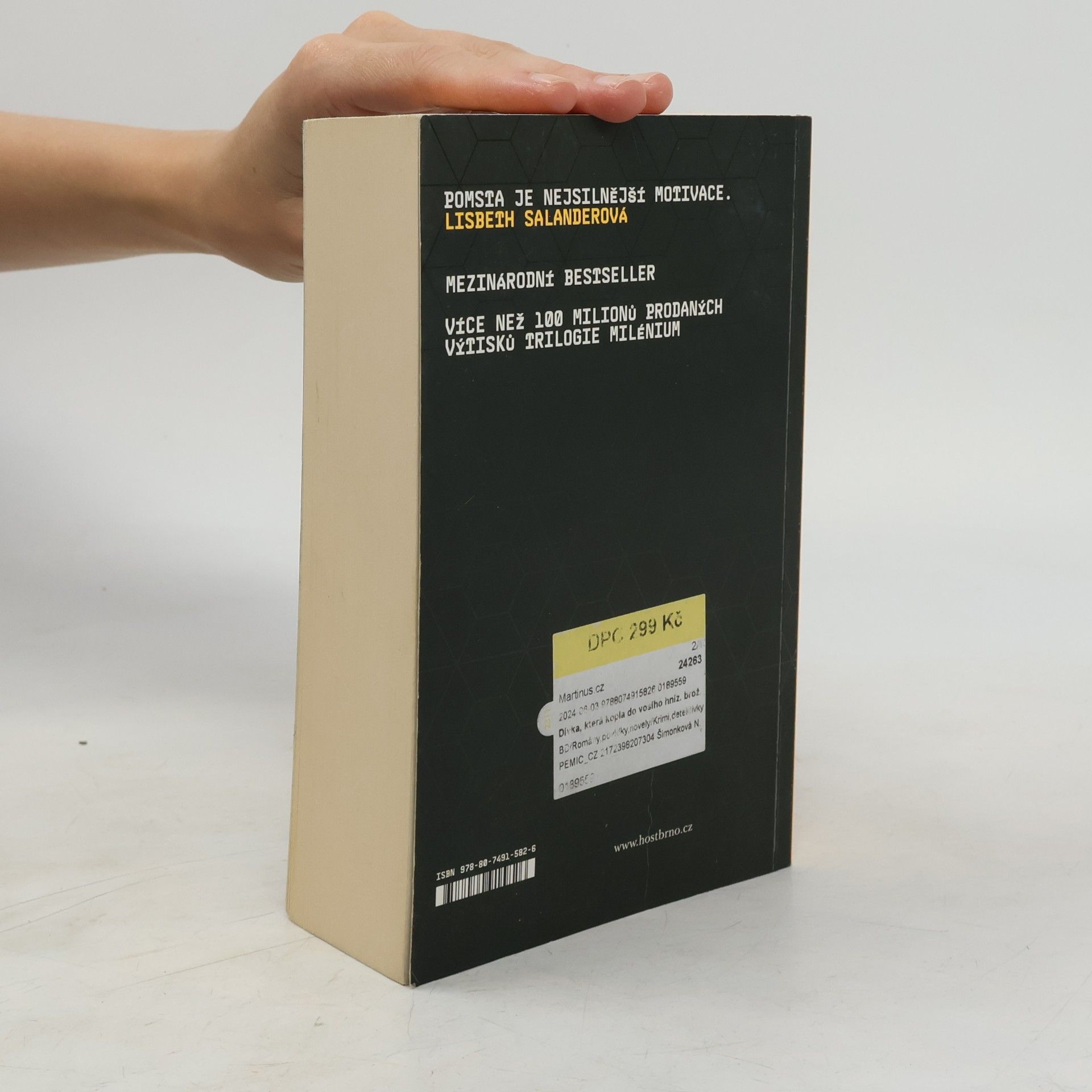 Stieg Larsson Dívka, která kopla do vosího hnízda