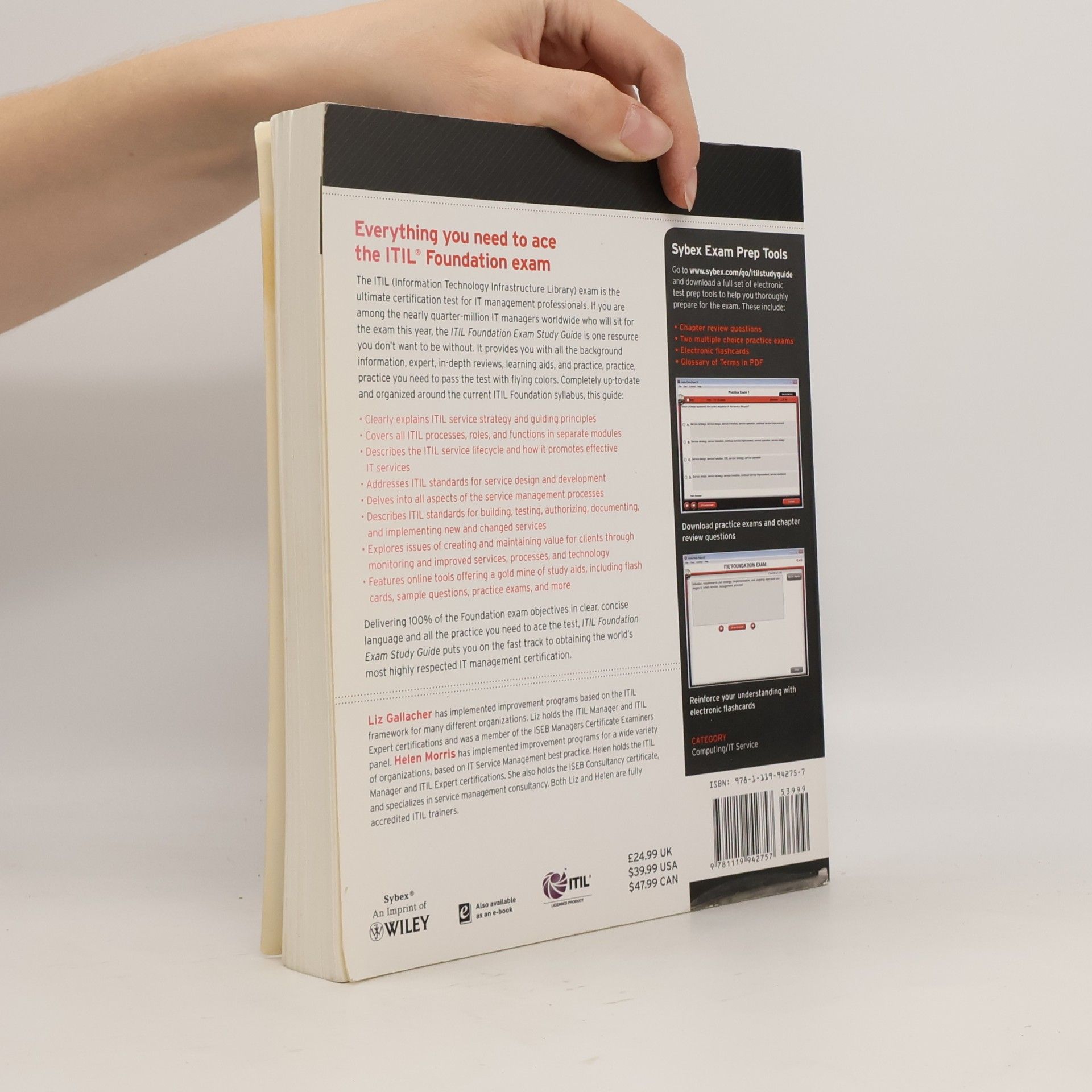 Helen Morris ITIL foundation exam study guide