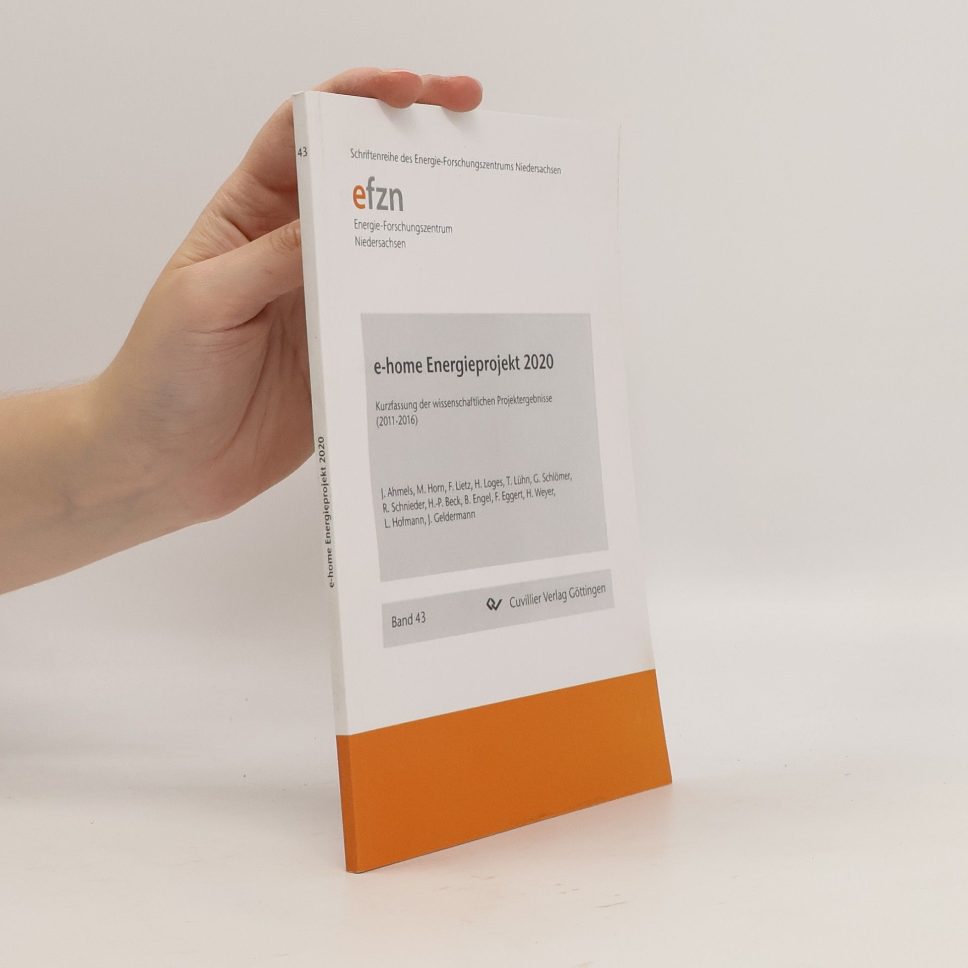 Jan Ahmels Forschungsprojekt e-home Energieprojekt 2020