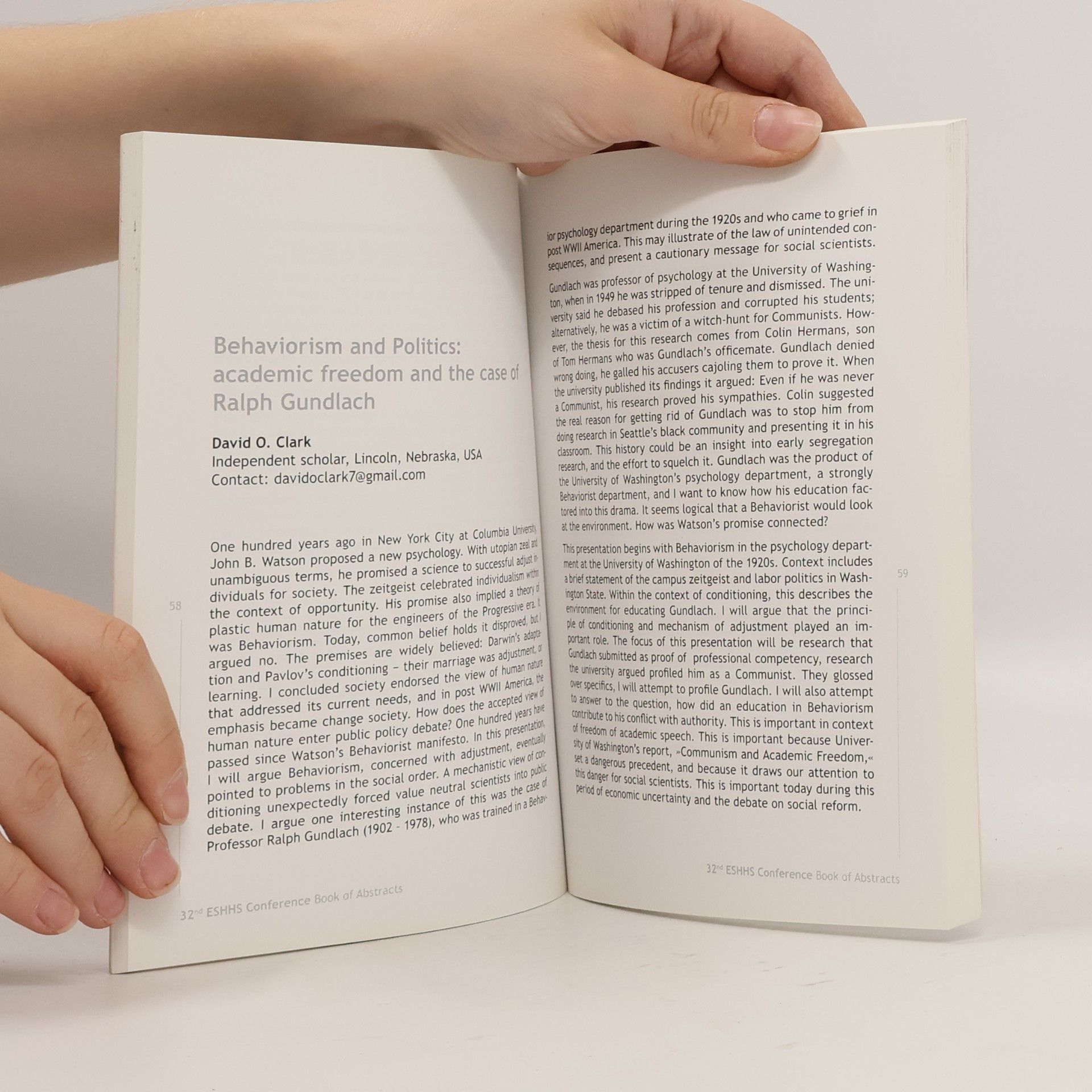 Book of abstracts