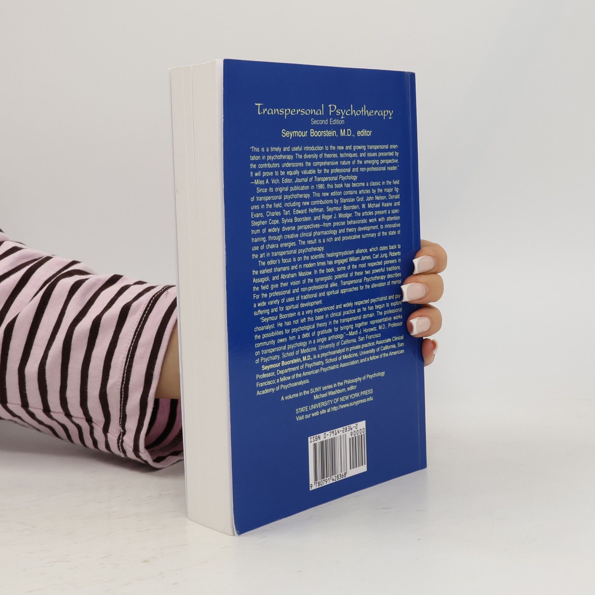 Seymour Boorstein M. D. SUNY Series in the Philosophy of Psychology: Transpersonal Psychotherapy