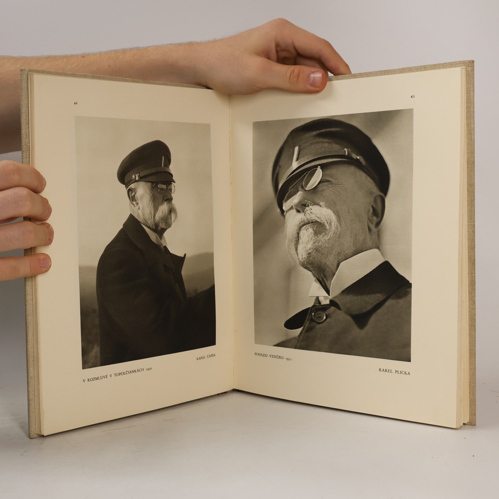 Karel Čapek Masaryk ve fotografii. Momentky z posledních let