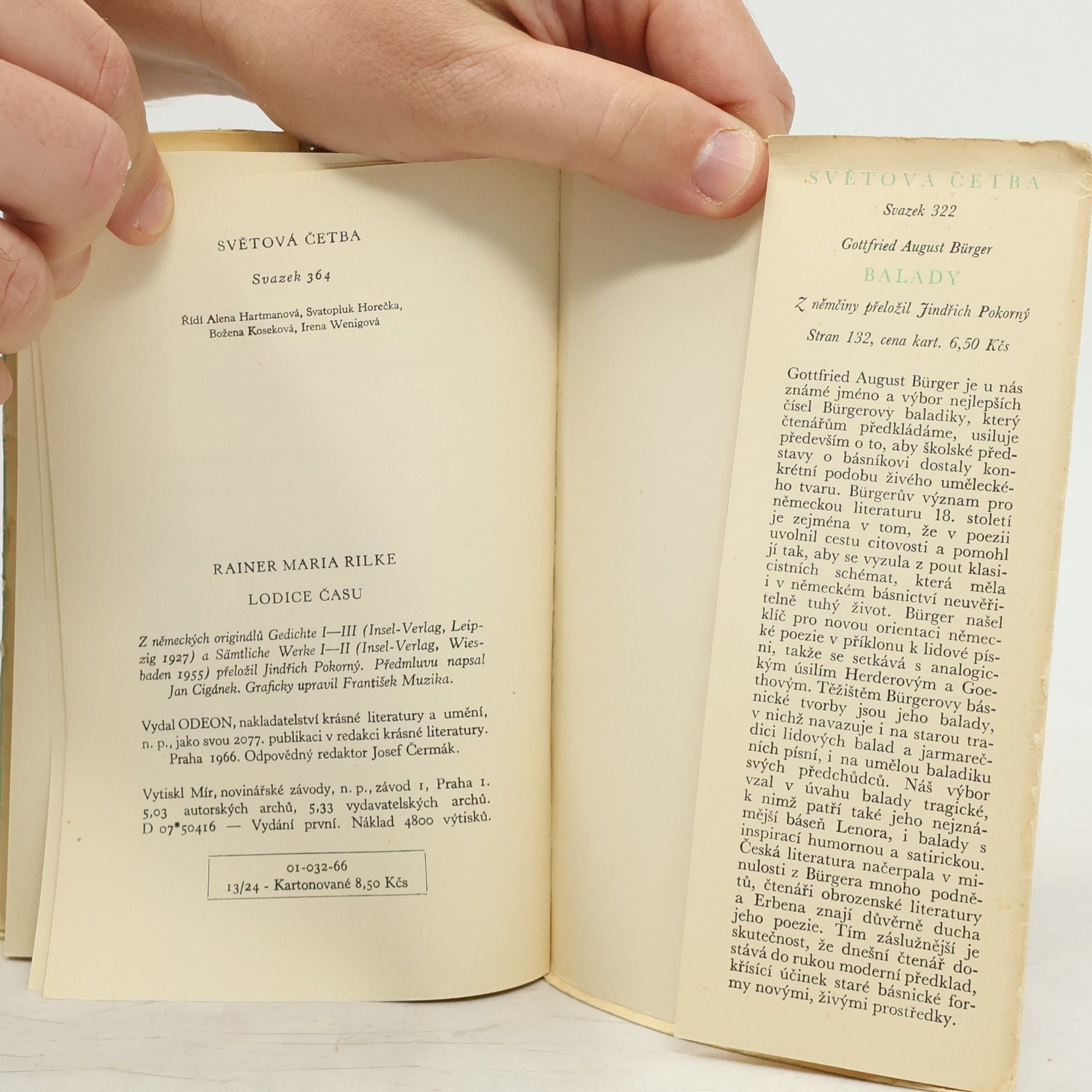 Rainer Maria Rilke Lodice času