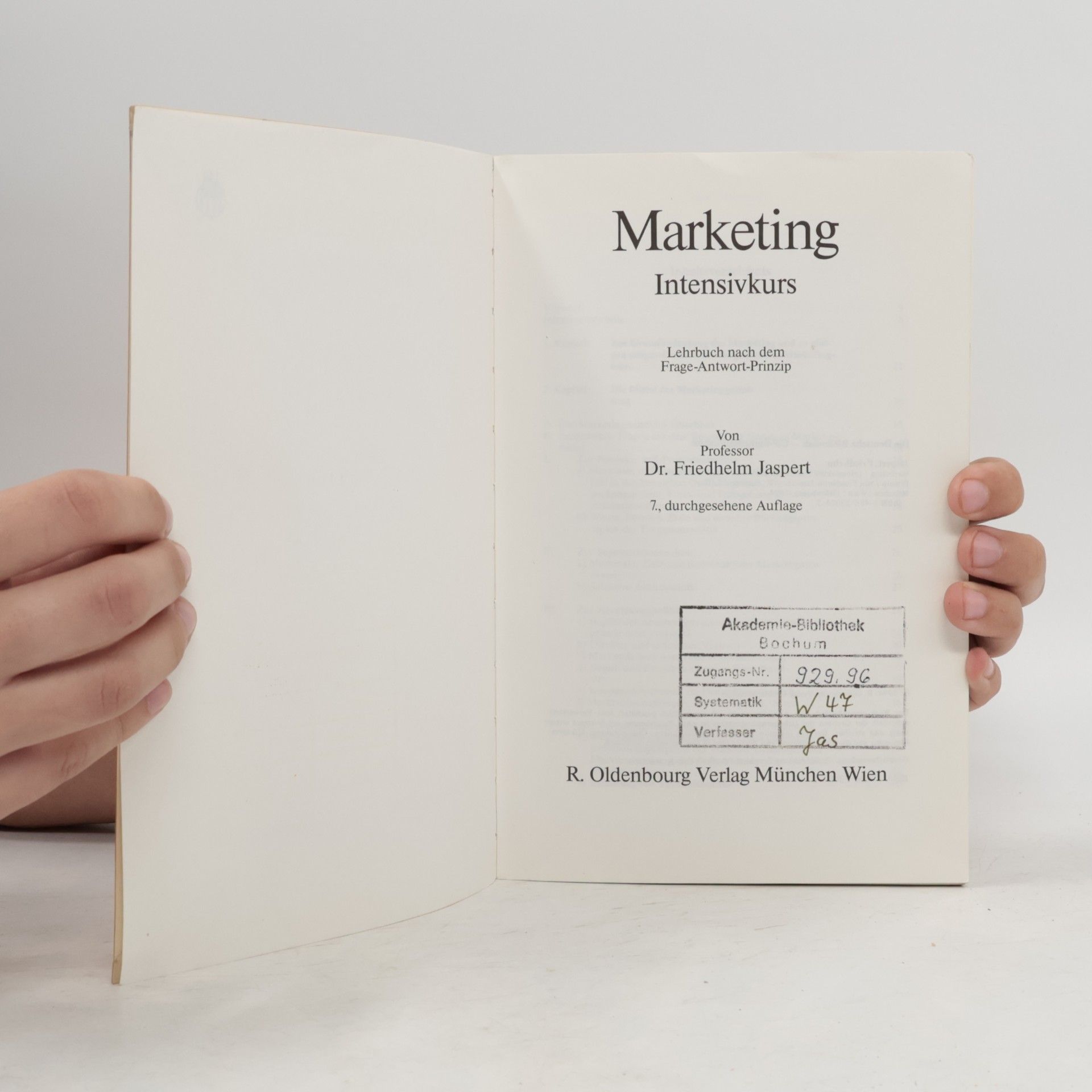 Friedhelm Jaspert Marketing