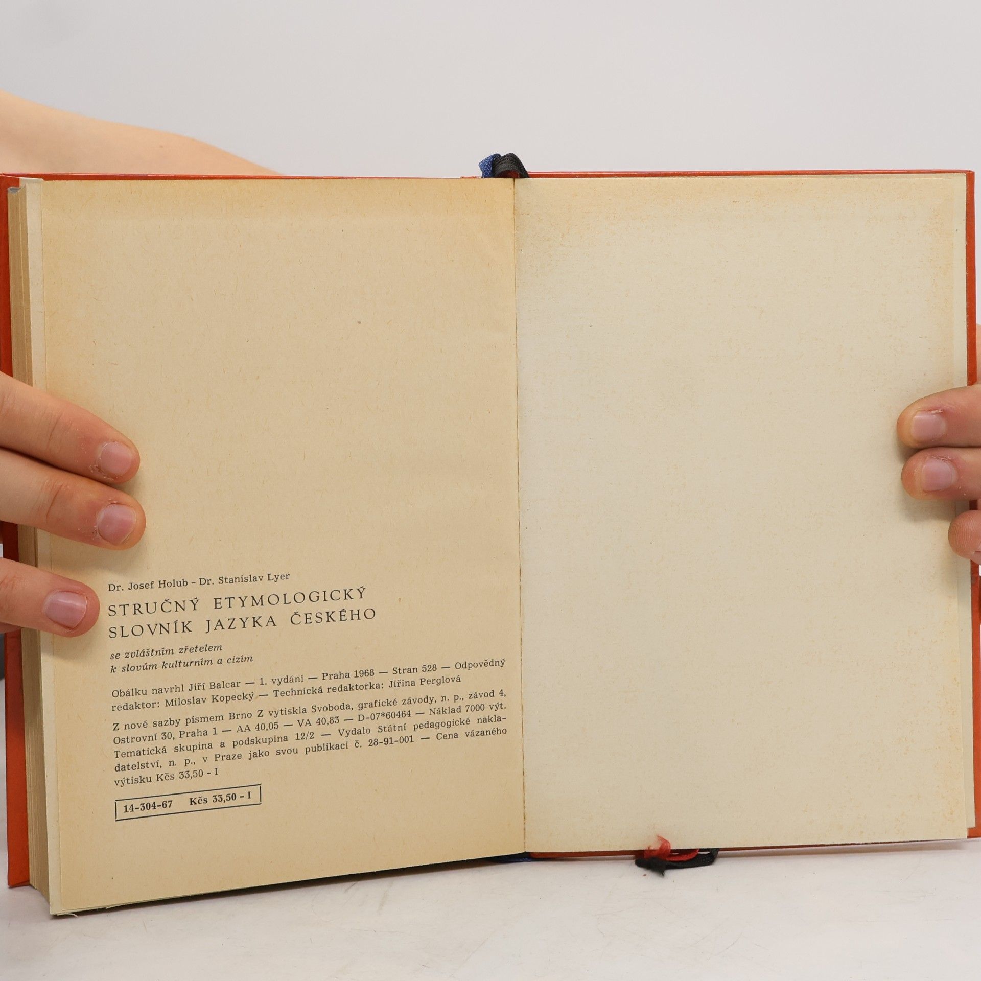 Josef Holub Stručný etymologický slovník jazyka českého