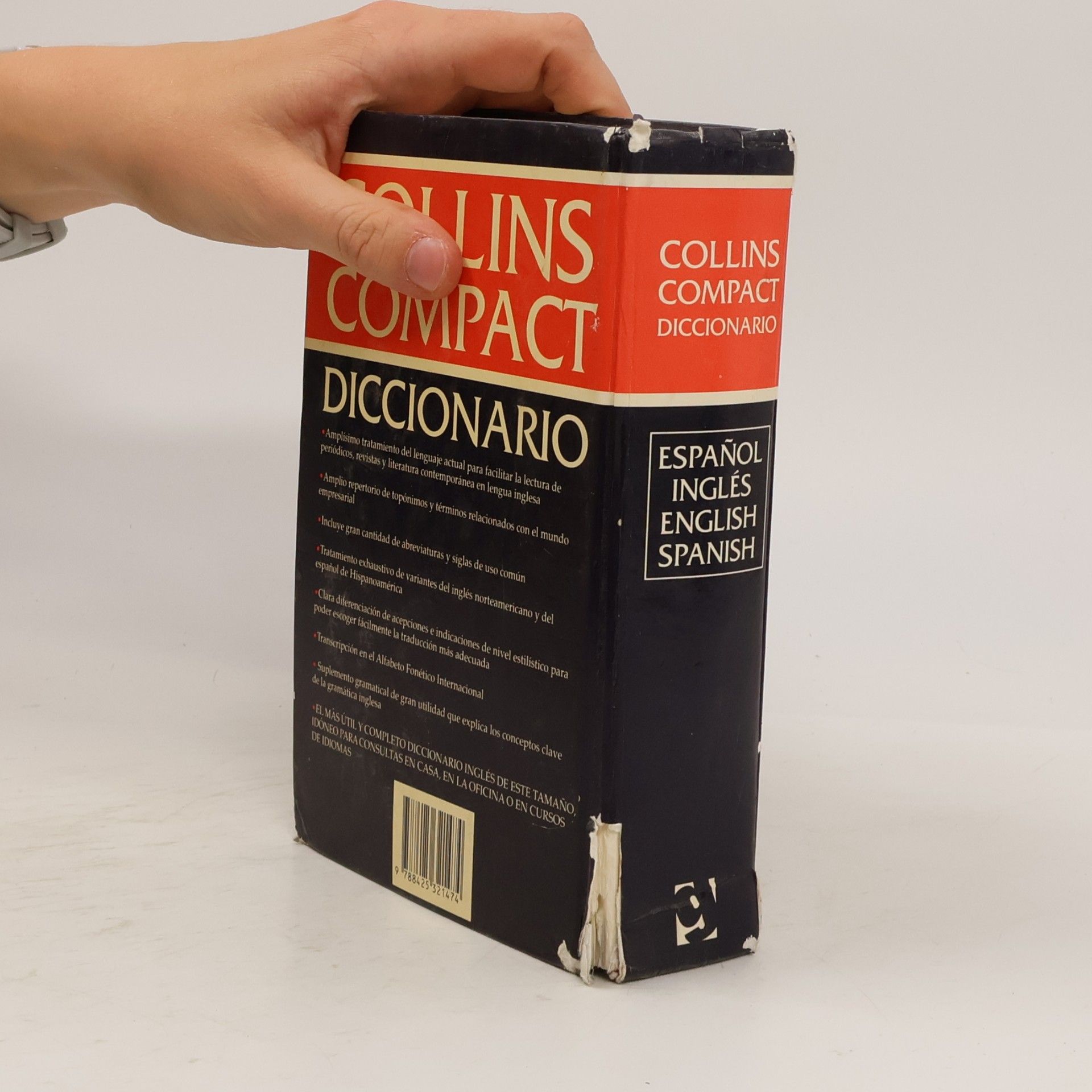 Jeremy Butterfield Collins compact diccionario inglesespañol bilingue