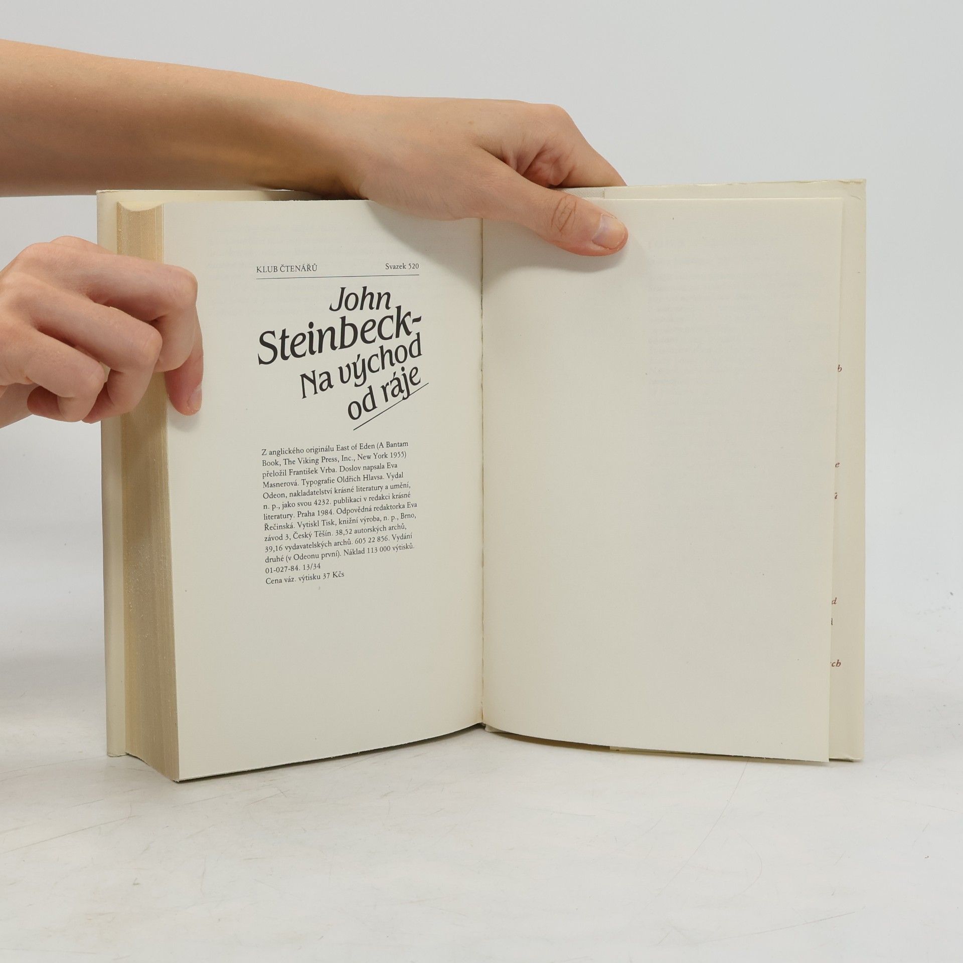 John Steinbeck Na východ od ráje