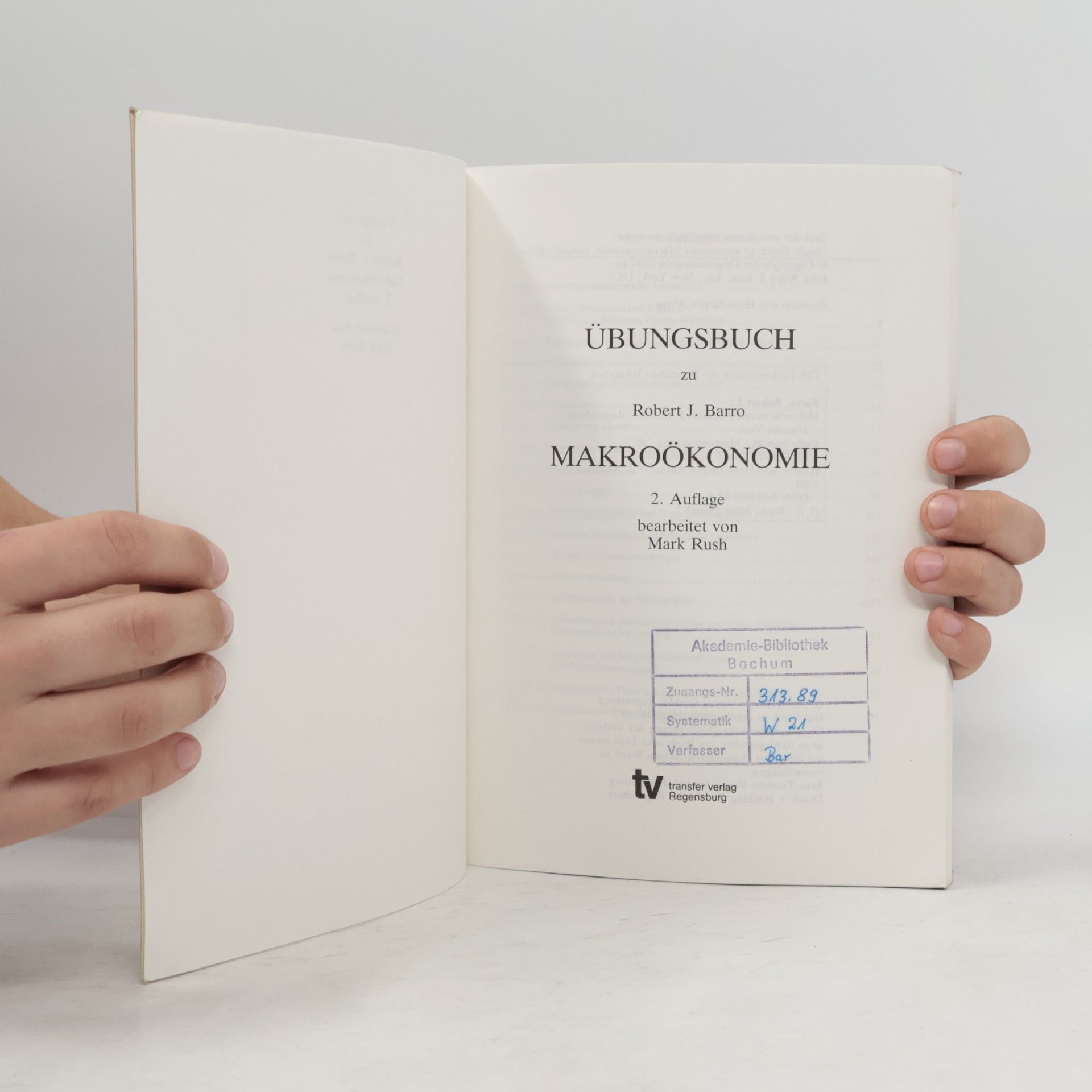Robert Barro Makroökonomie - 2., verbesserte und erweiterte Auflage