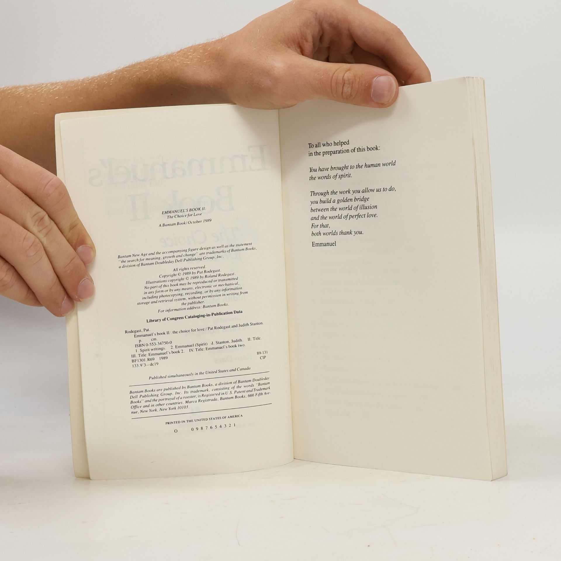 Pat Rodegast Emmanuel's Book II