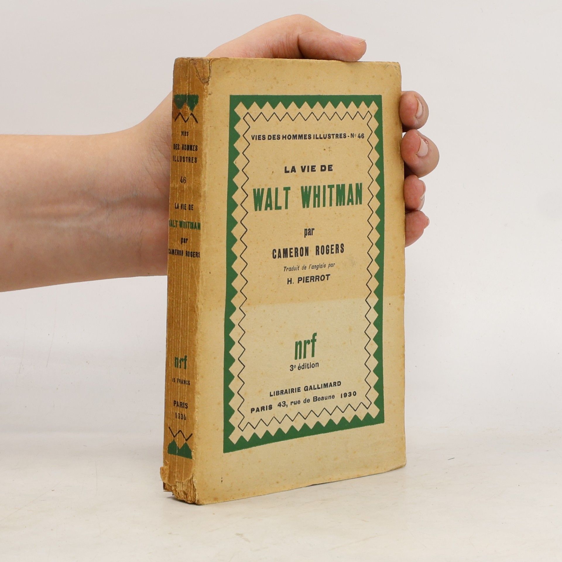 La vie de Walt Whitman