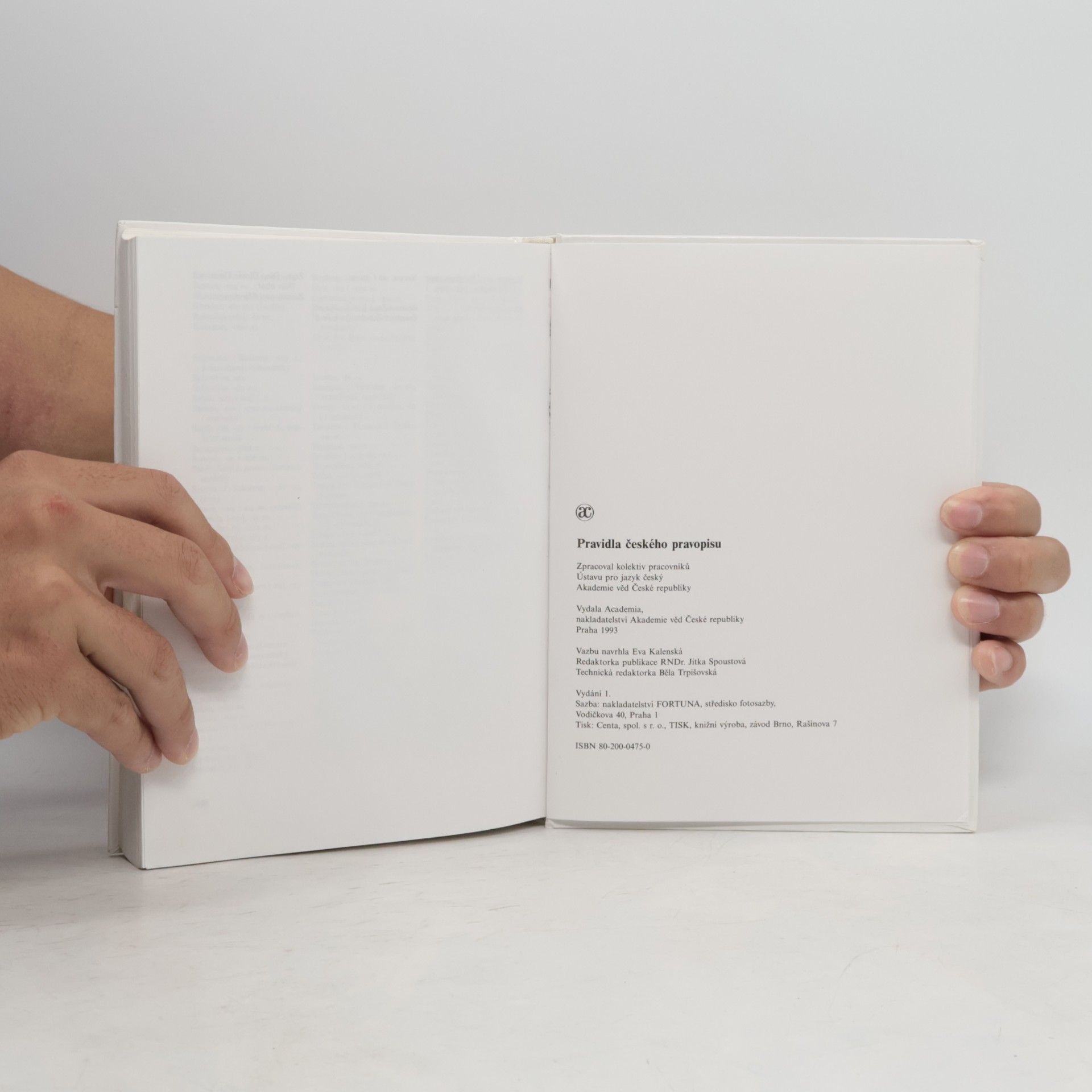 Autorenkollektiv Akademická pravidla českého pravopisu