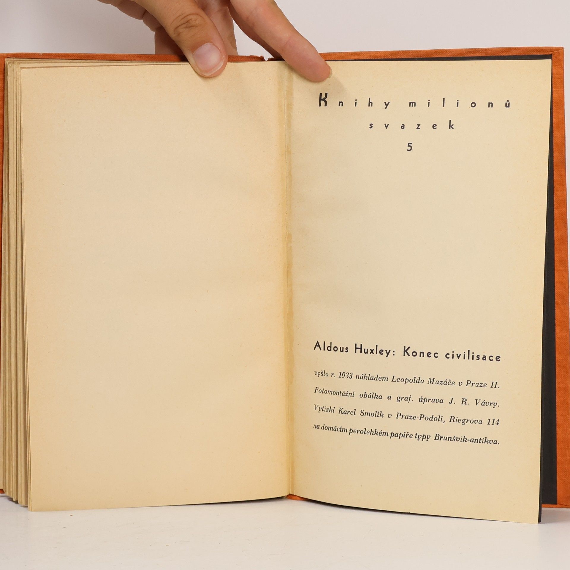 Aldous Huxley Konec civilisace