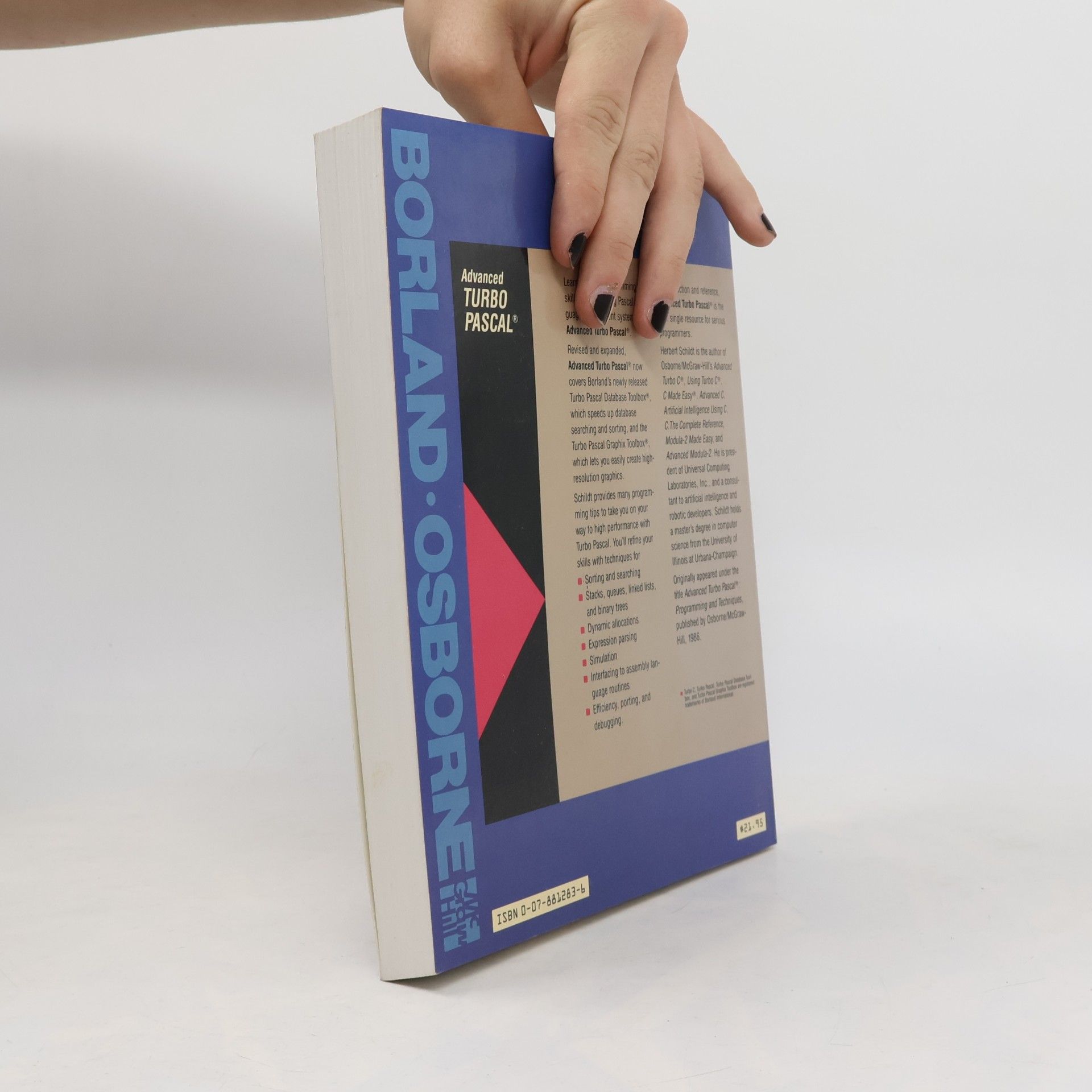 Herbert Schildt Programming Series: Advanced Turbo Pascal