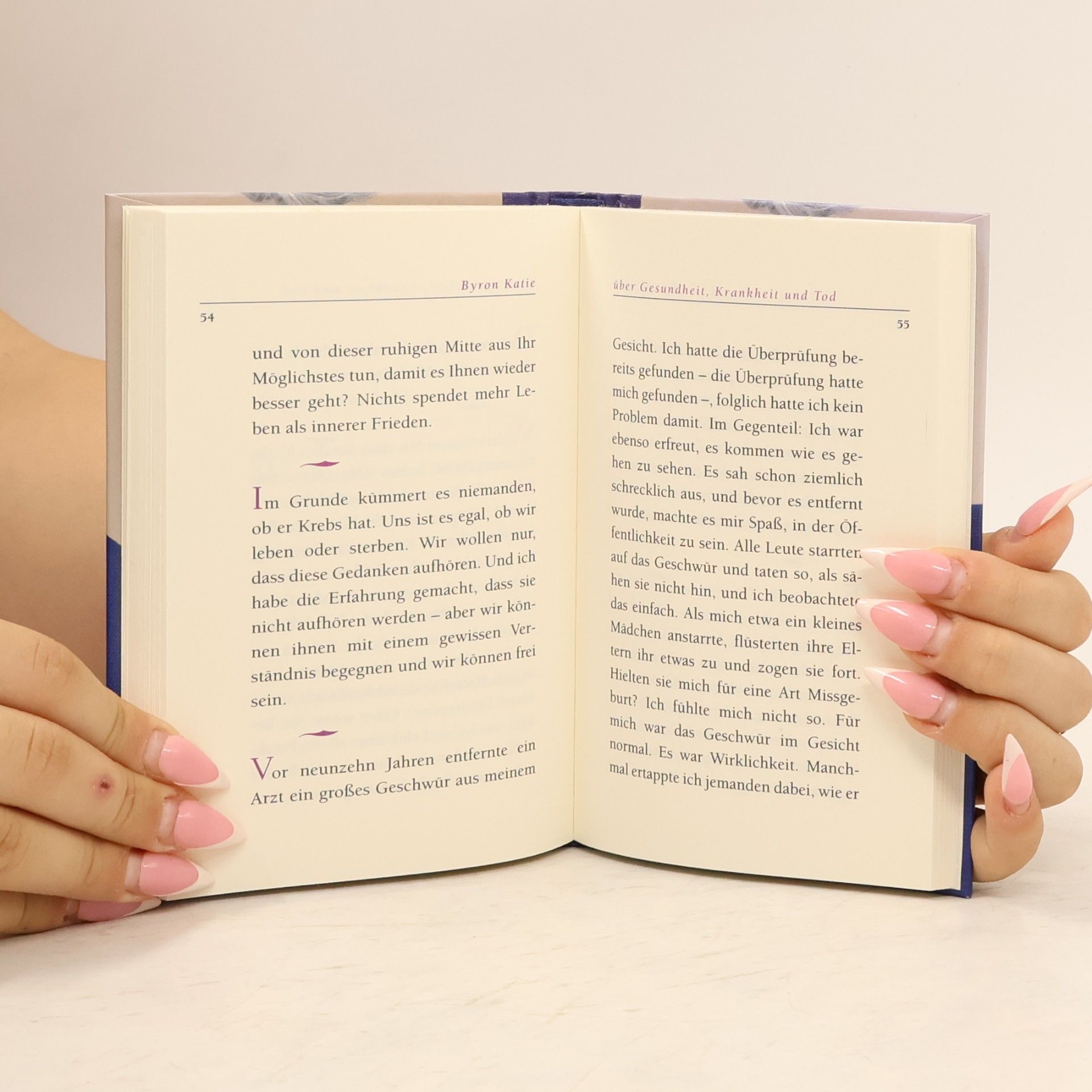 Byron Katie Byron Katie über Gesundheit, Krankheit und Tod