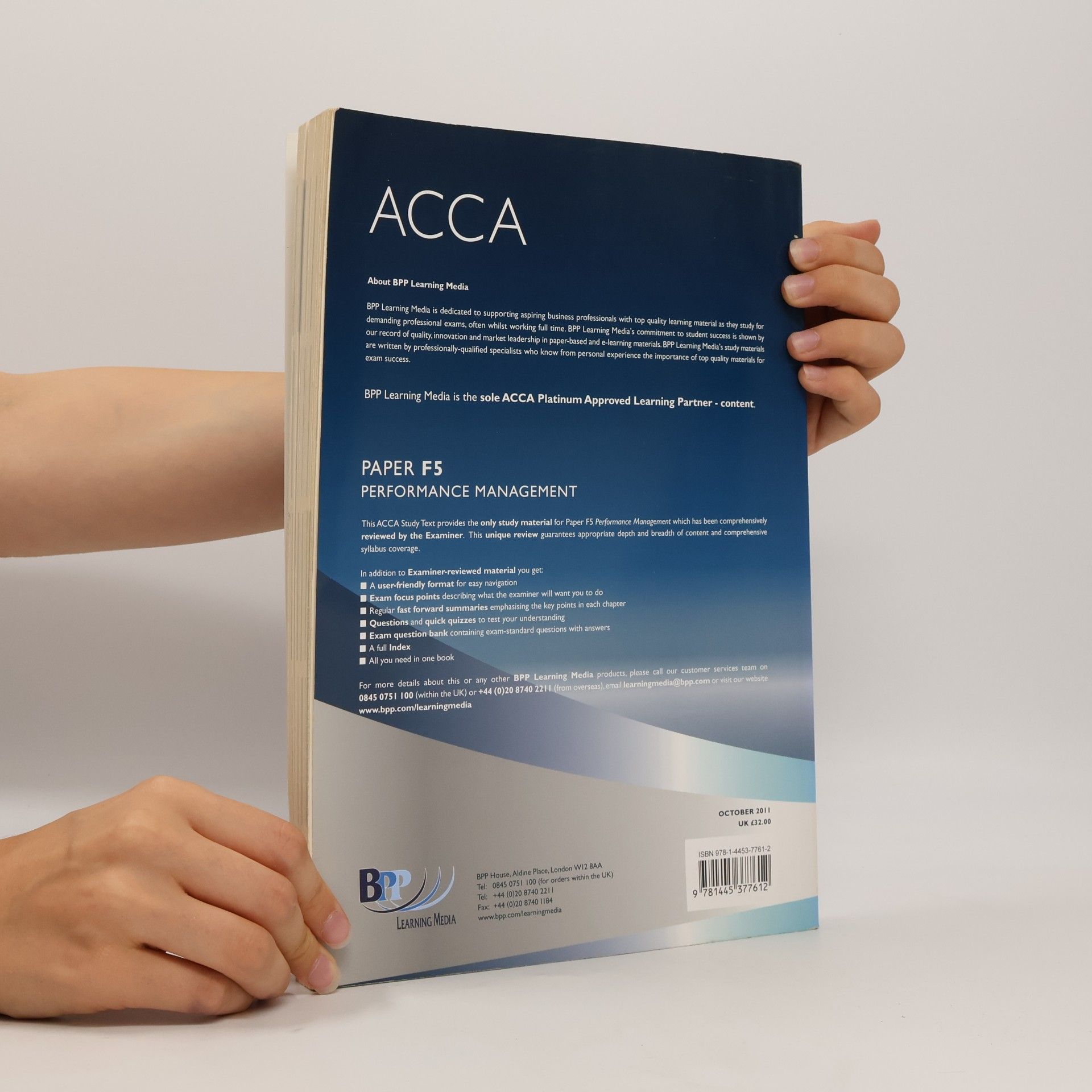 kolektiv ACCA. Paper F5. Performance management (2 svazky. Study text, Practice & Revison Kit)