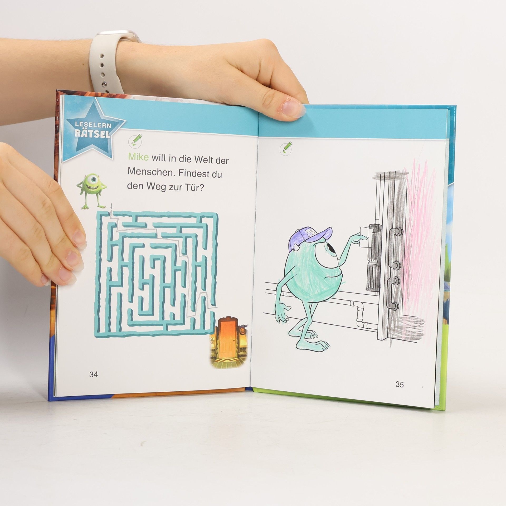 Sarah Dalitz Disney Monster AG: Der Monsterschreck - Lesen lernen mit den Leselernstars - Erstlesebuch - Kinder ab 6 Jahren - Lesen üben 1. K