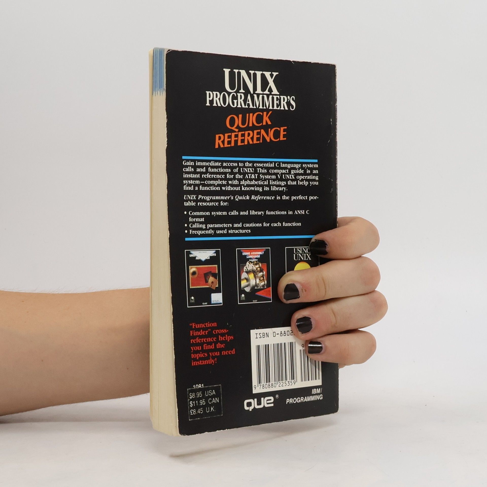 John Valley UNIX Programmer's Quick Reference