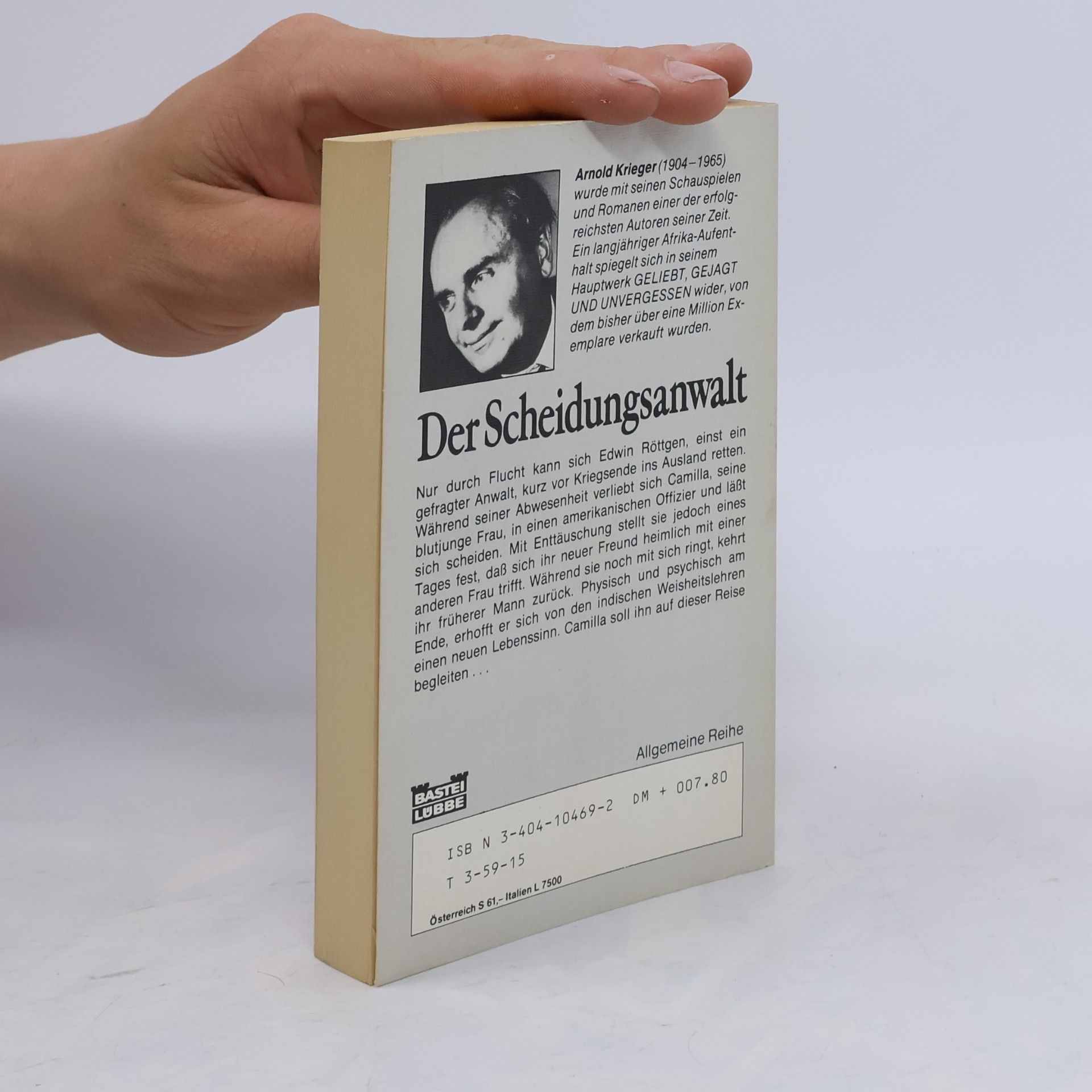 Arnold Krieger Der Scheidungsanwalt