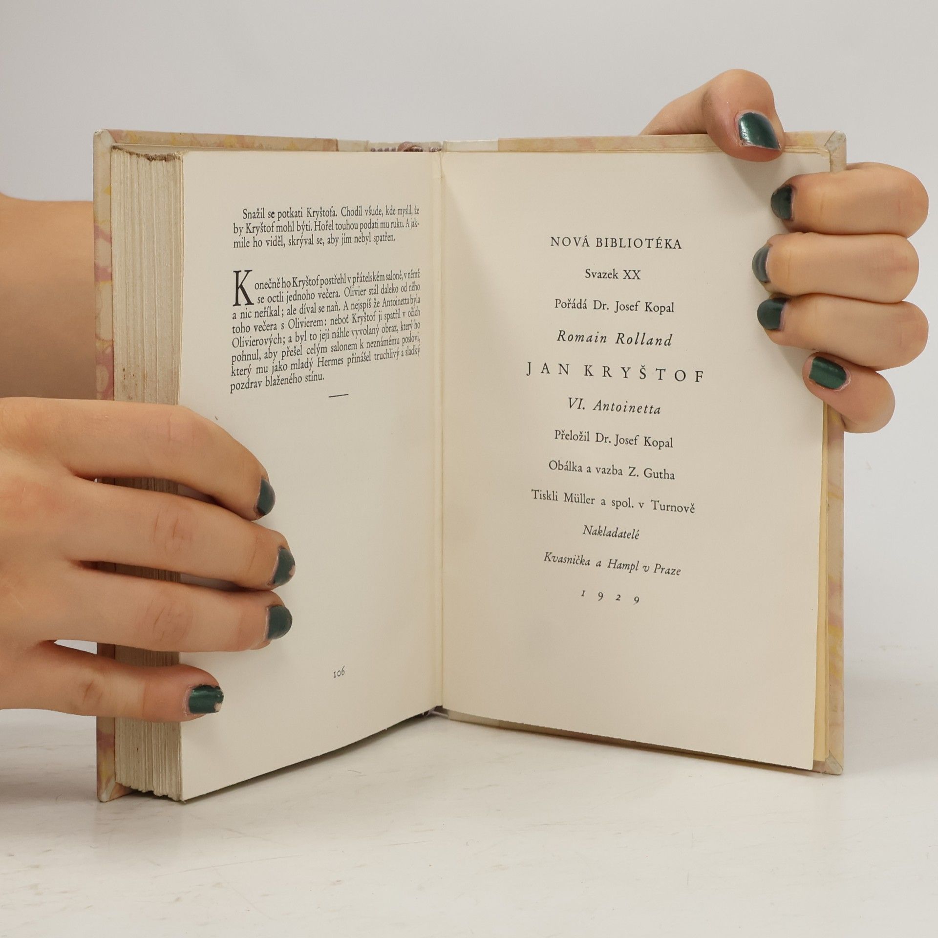 Romain Rolland Jan Kryštof VI. Antoinetta