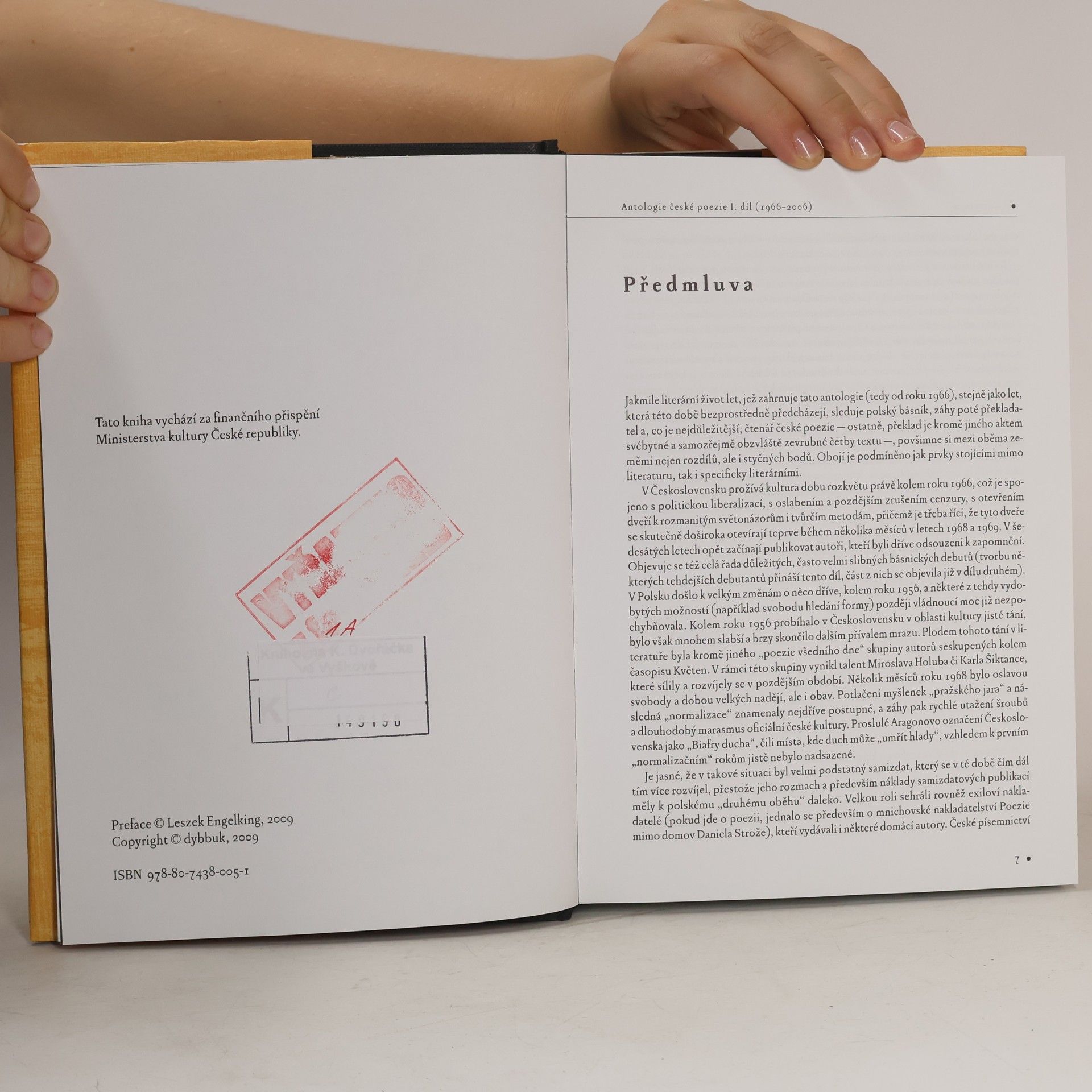 Autores varios Antologie české poezie I. díl (1966–2006)