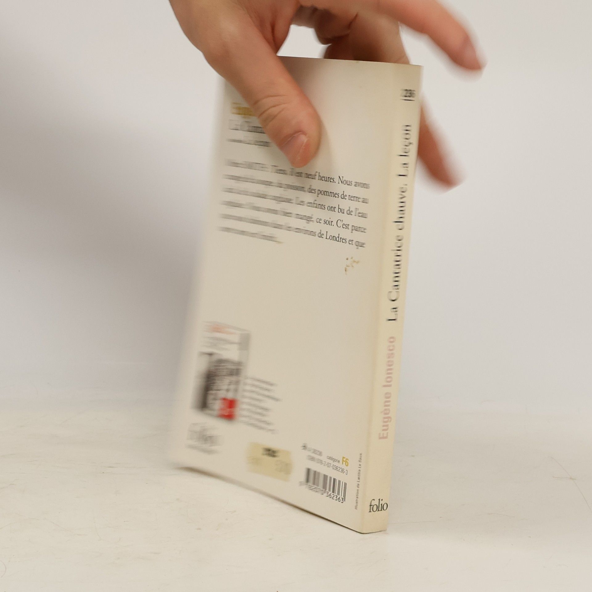 Eugène Ionesco La cantatrice chauve ; La lecon
