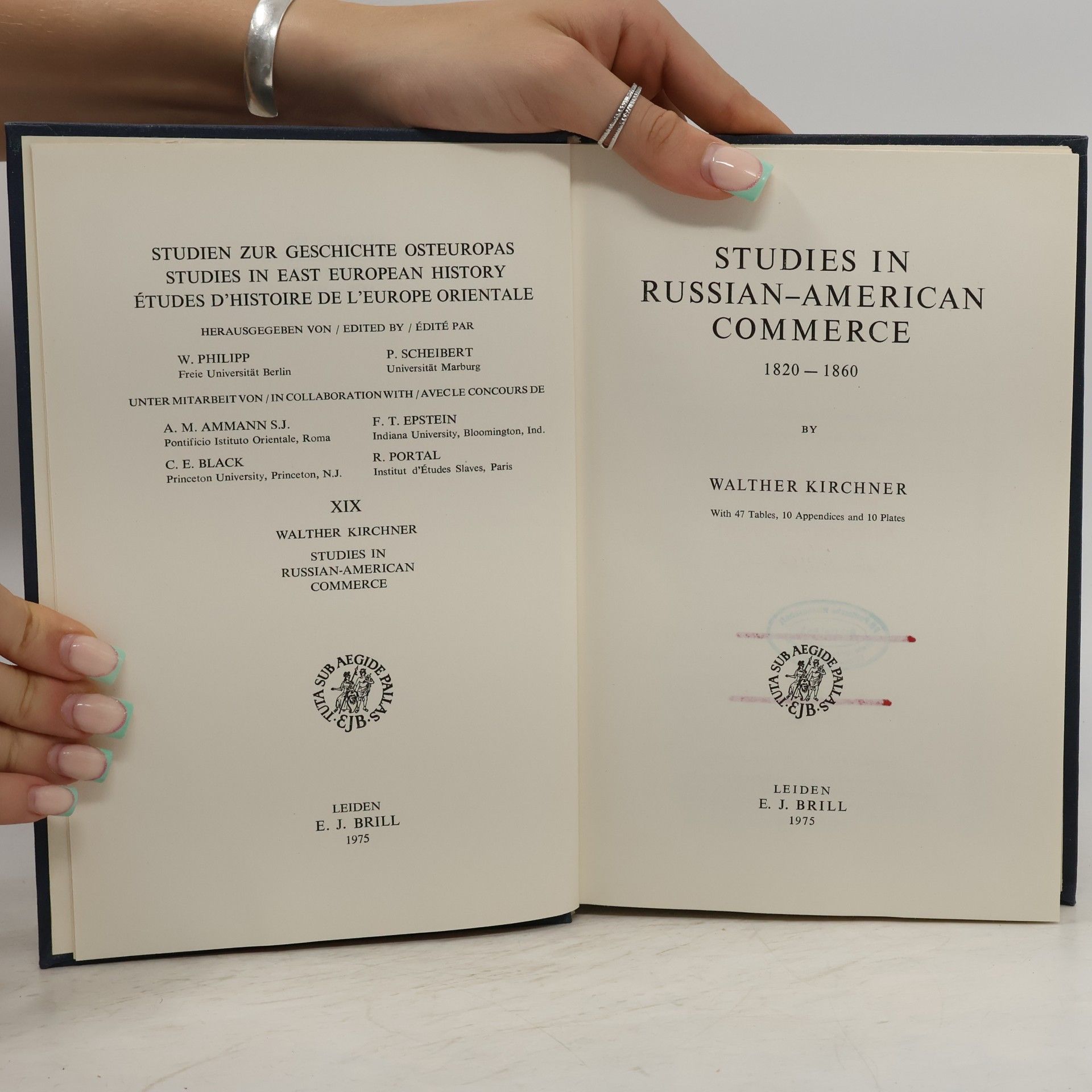 Walther Kirchner Studien in Russian-American Commerce