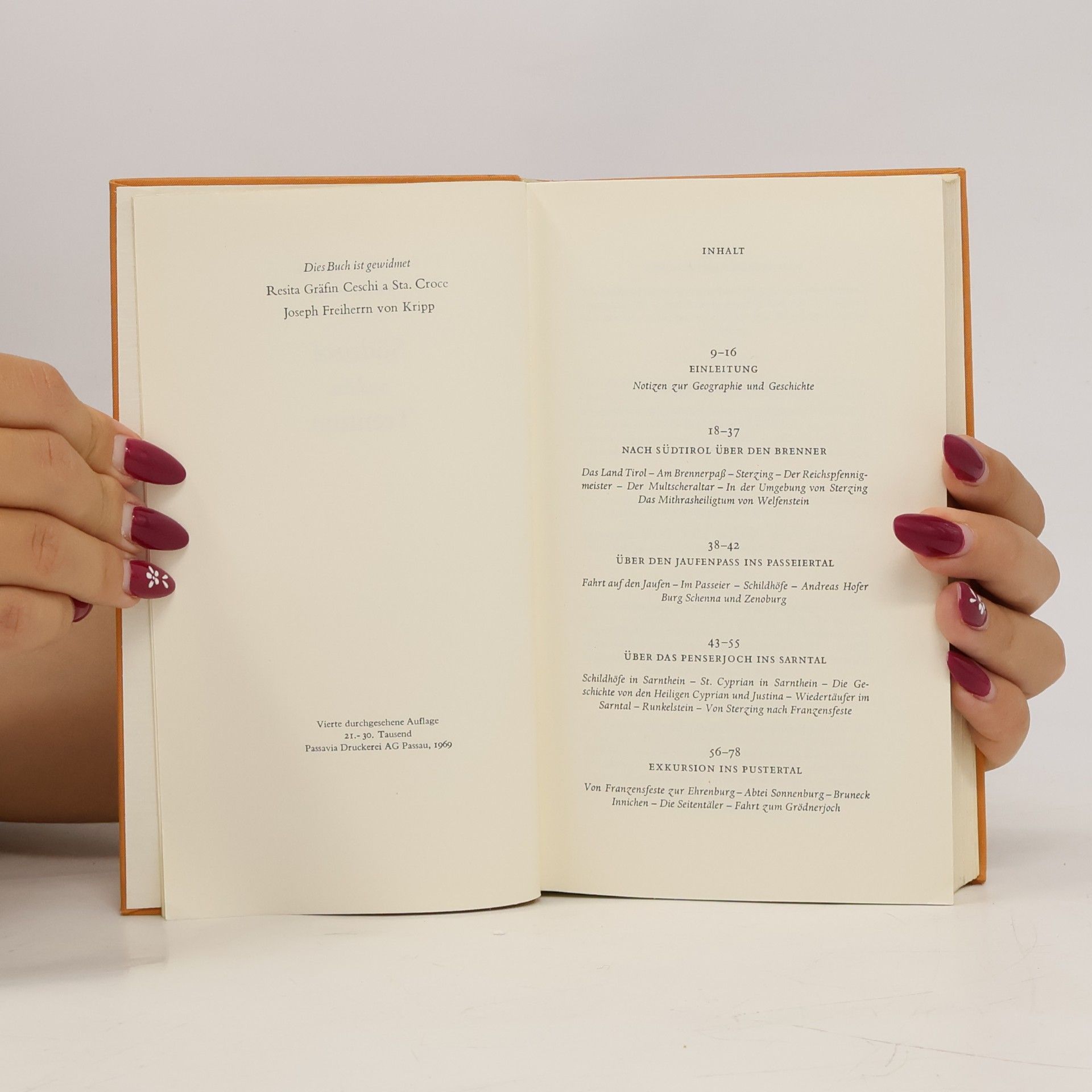 Franz Prinz zu Sayn-Wittgenstein Südtirol und das Trentino