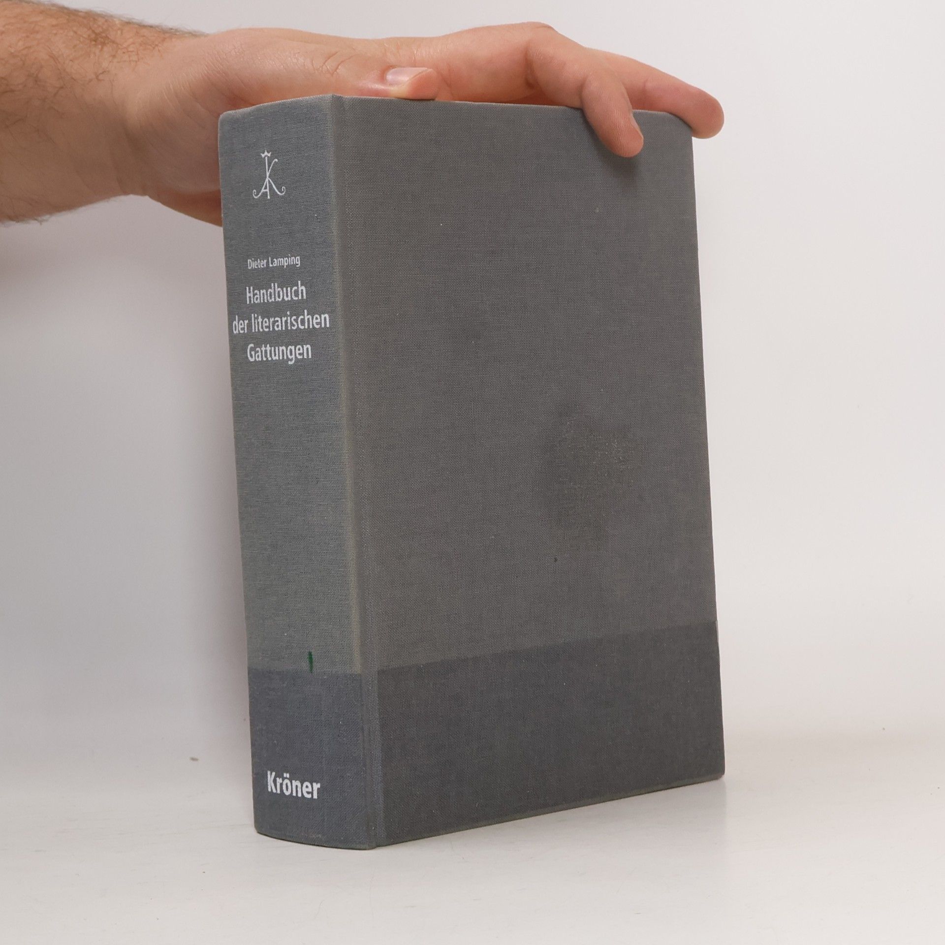 Dieter Lamping Handbuch der literarischen Gattungen