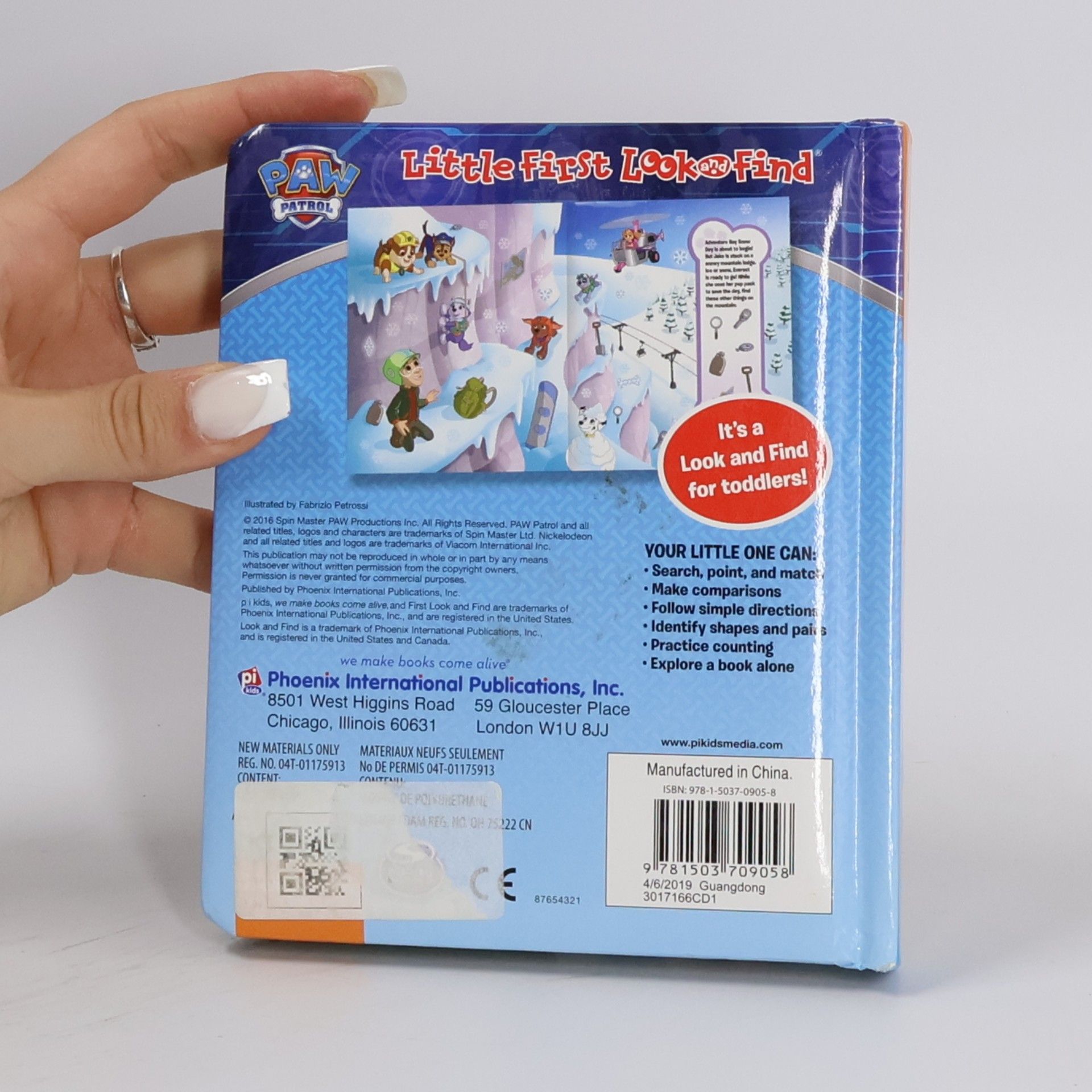 Erin Rose Wage Paw Patrol Little First Look and Find