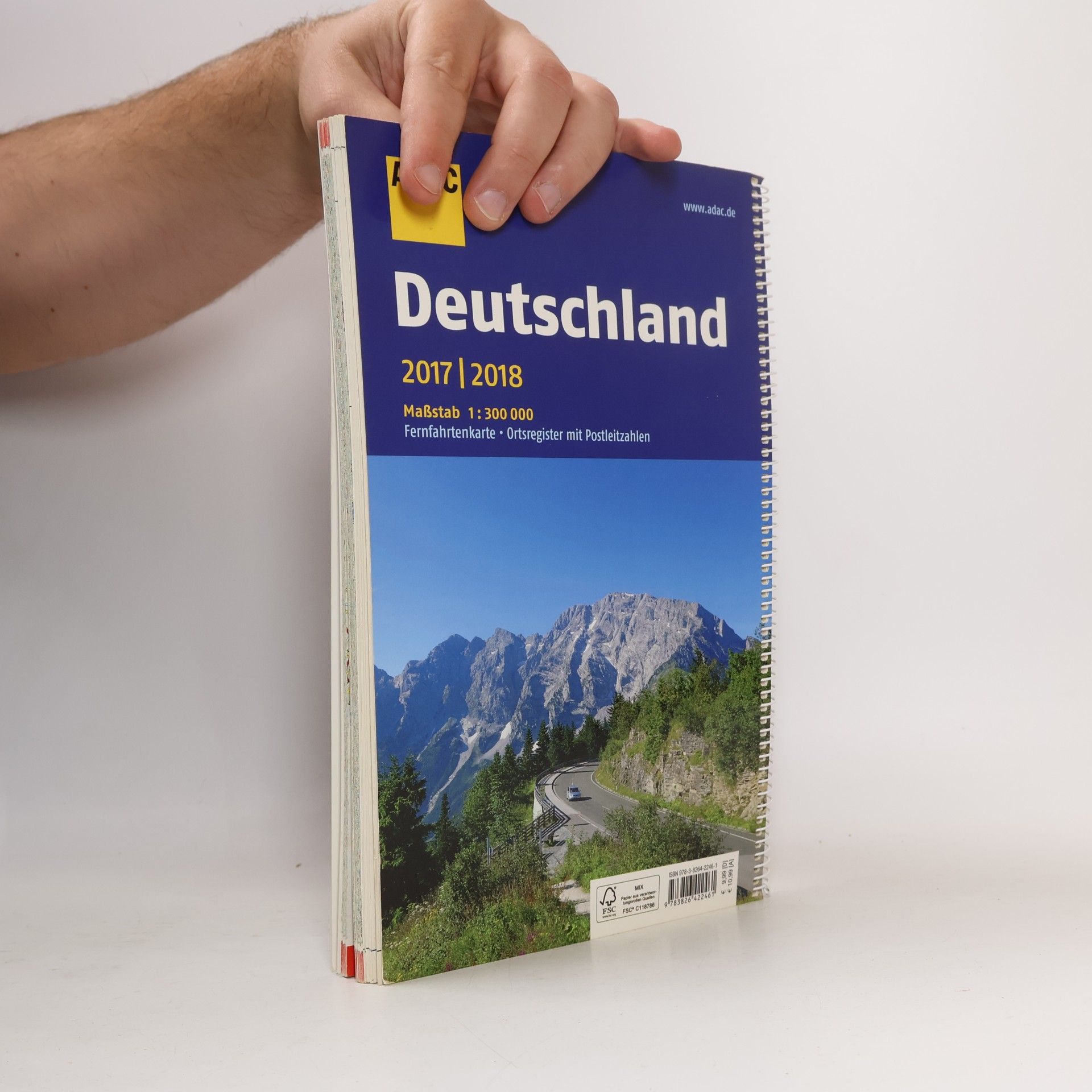 Autorenkollektiv ADAC Atlanten: ADAC Kompaktatlas Deutschland 2017/2018 1:300 000