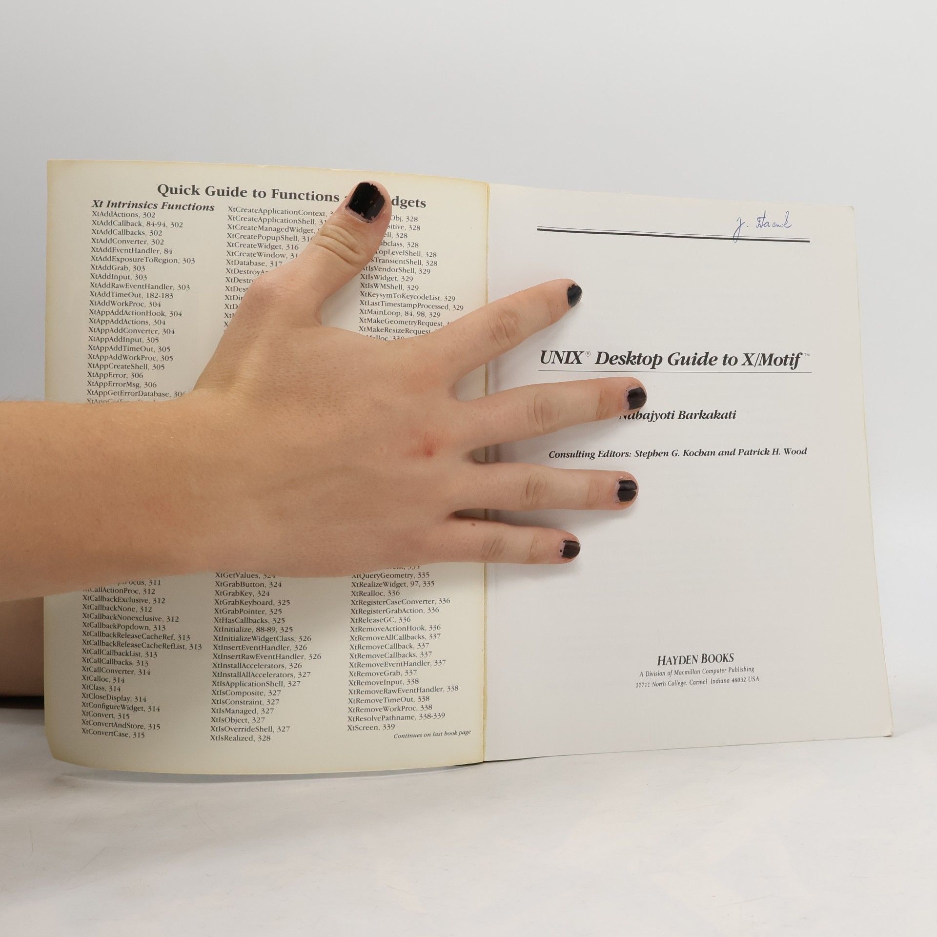 Nabajyoti Barkakati Kochan & Wood, Consulting Editors: UNIX Desktop Guide to X/Motif