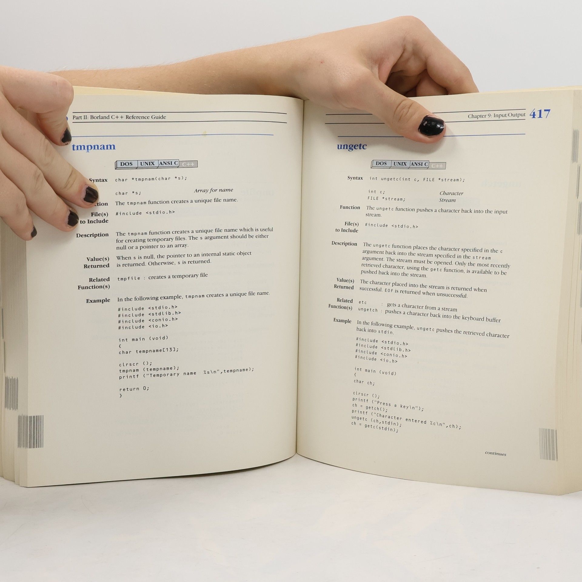 James W. McCord Borland C++ Programmer's Reference