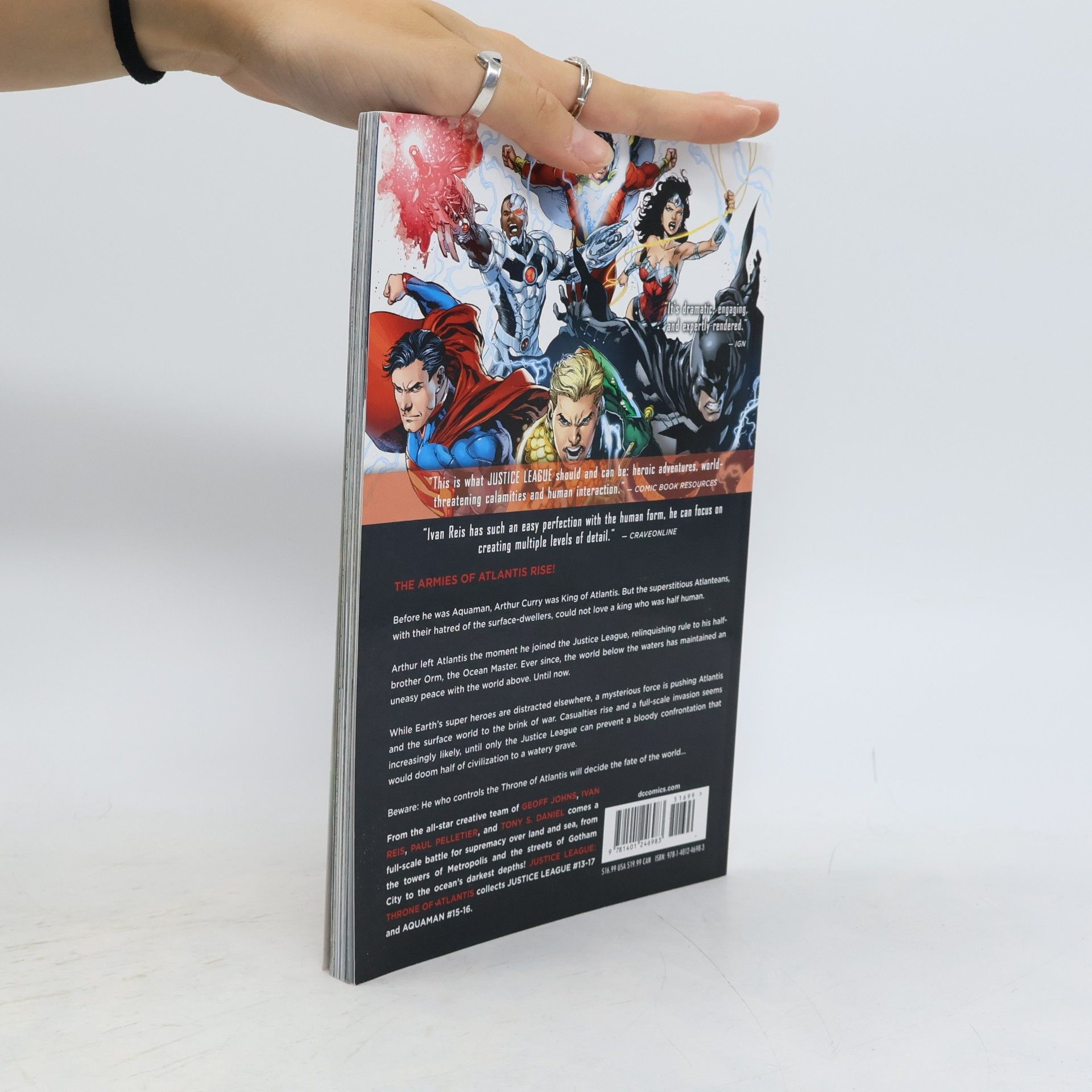 Geoff Johns Justice League: The New 52 - 3: Throne of Atlantis