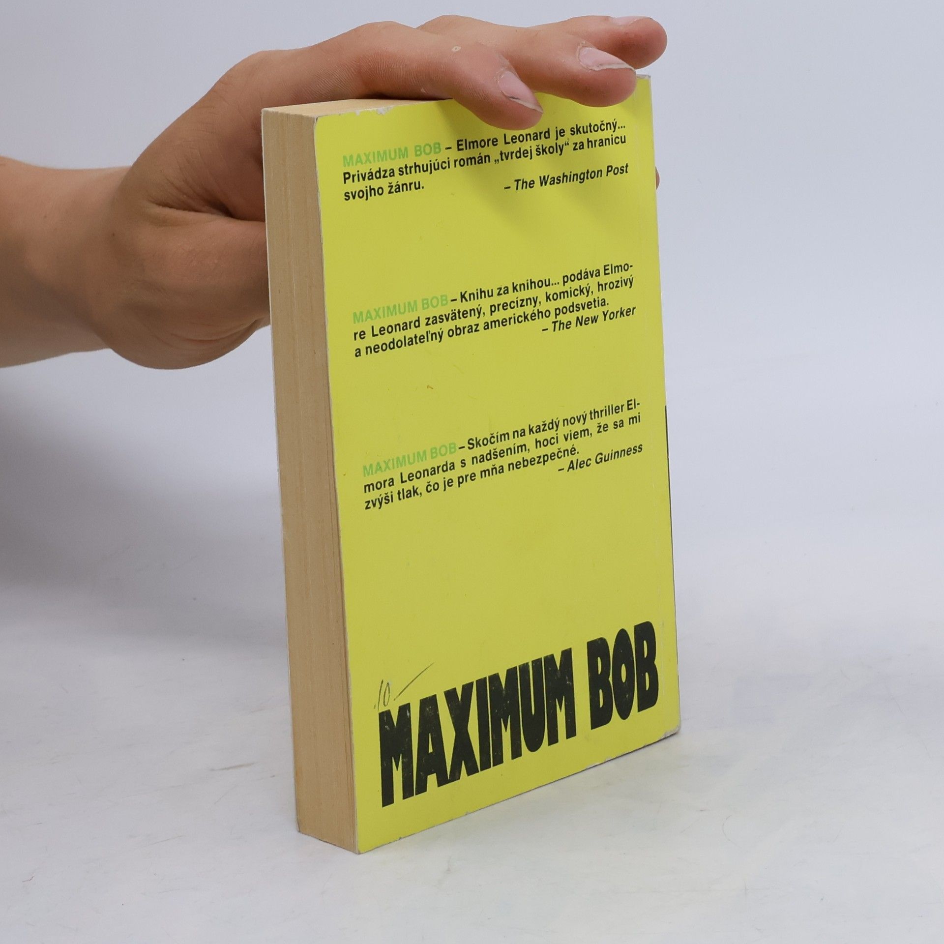 Elmore Leonard Maximum Bob