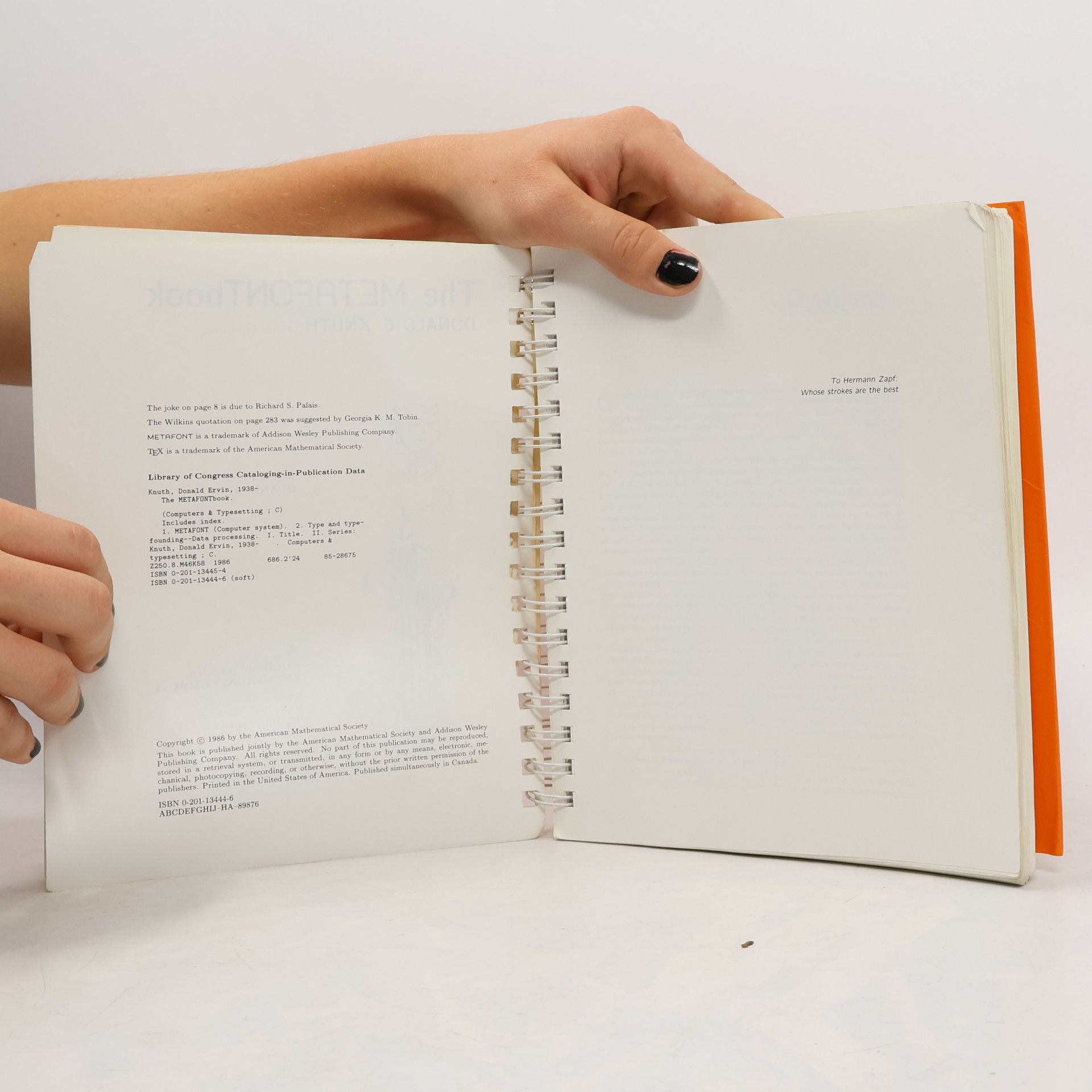 Donald Knuth The Metafont Book