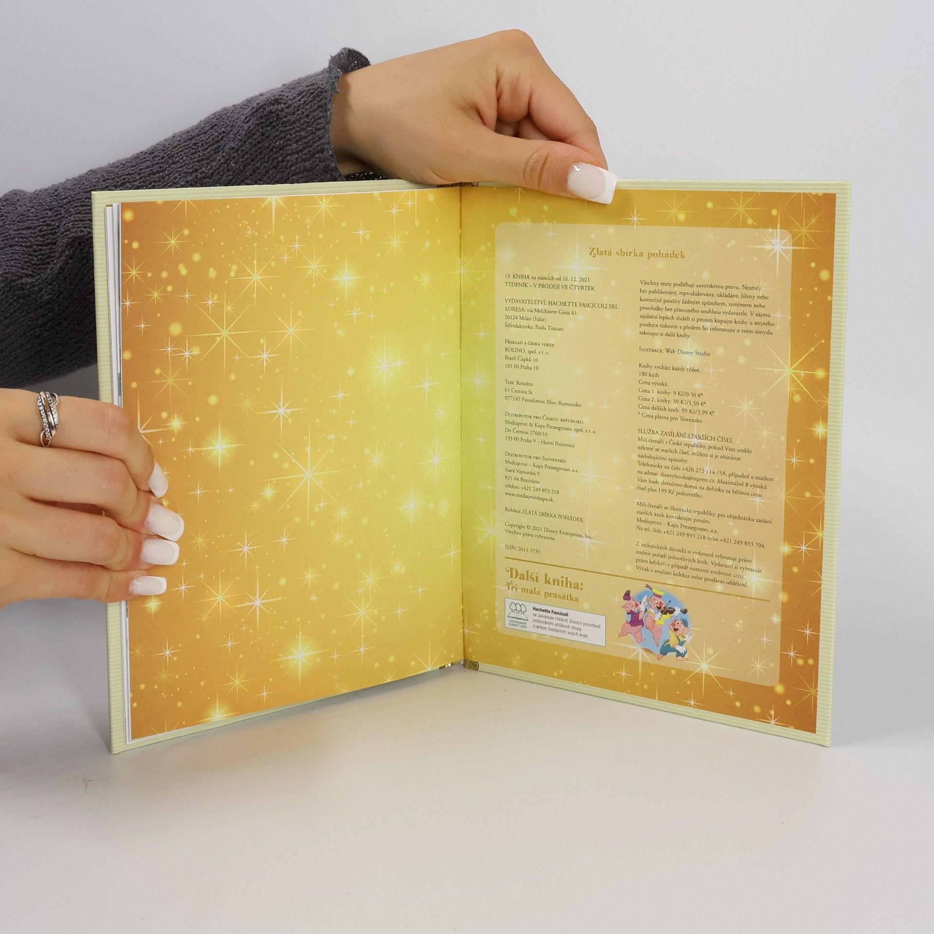 Collectif d'auteurs Zlatá sbírka pohádek 13. Mickey Mouse a vánoční pošta
