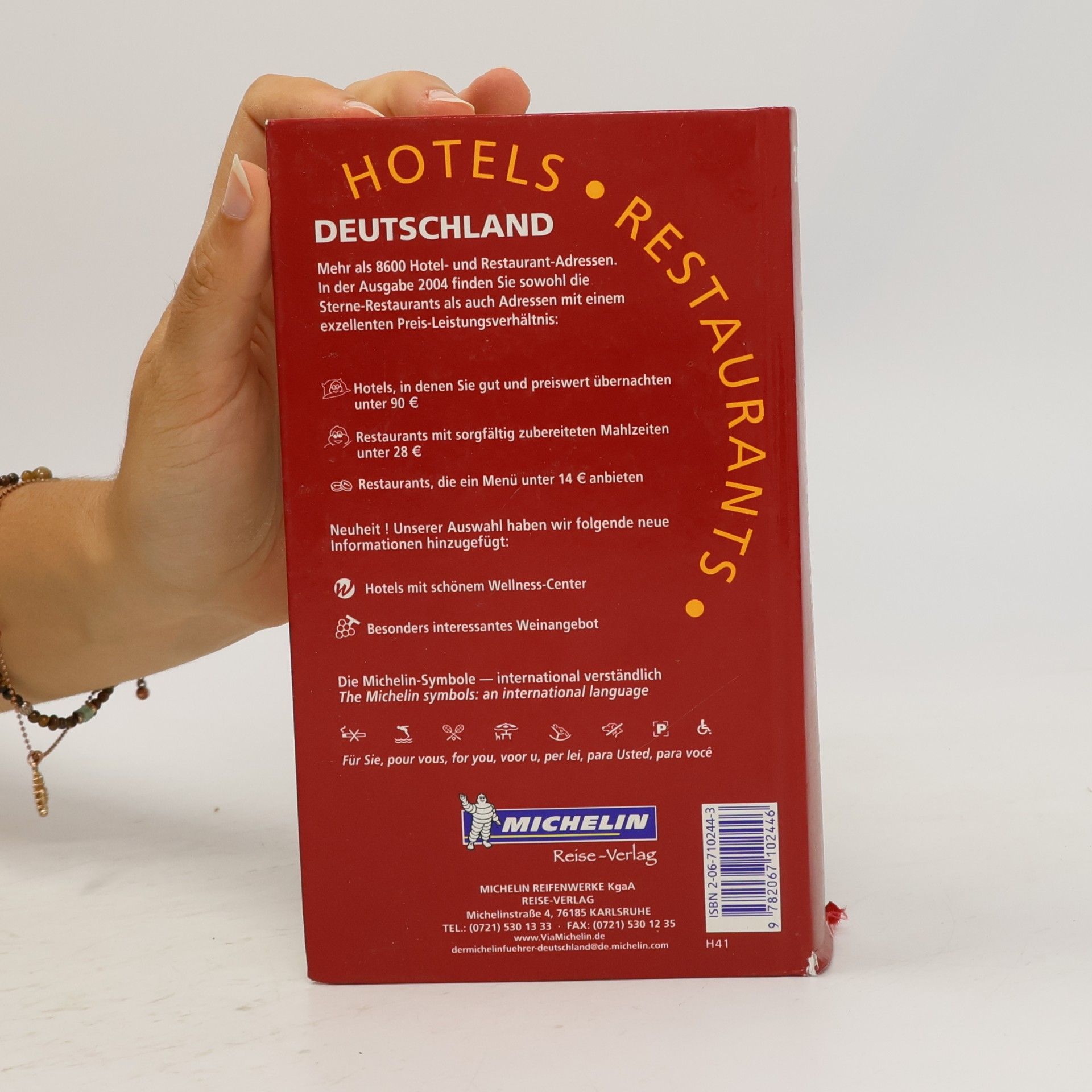 Guides Touristiques Michelin Michelin Red Guide 2004 Deutschland (Michelin Red Guide