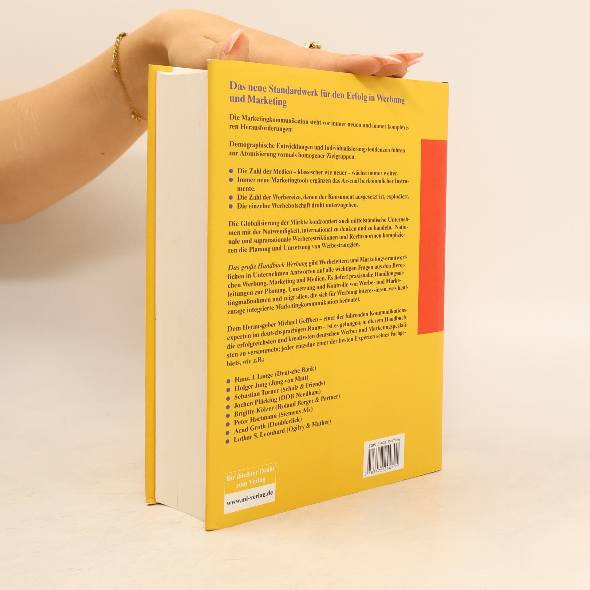 Michael Geffken Das große Handbuch Werbung