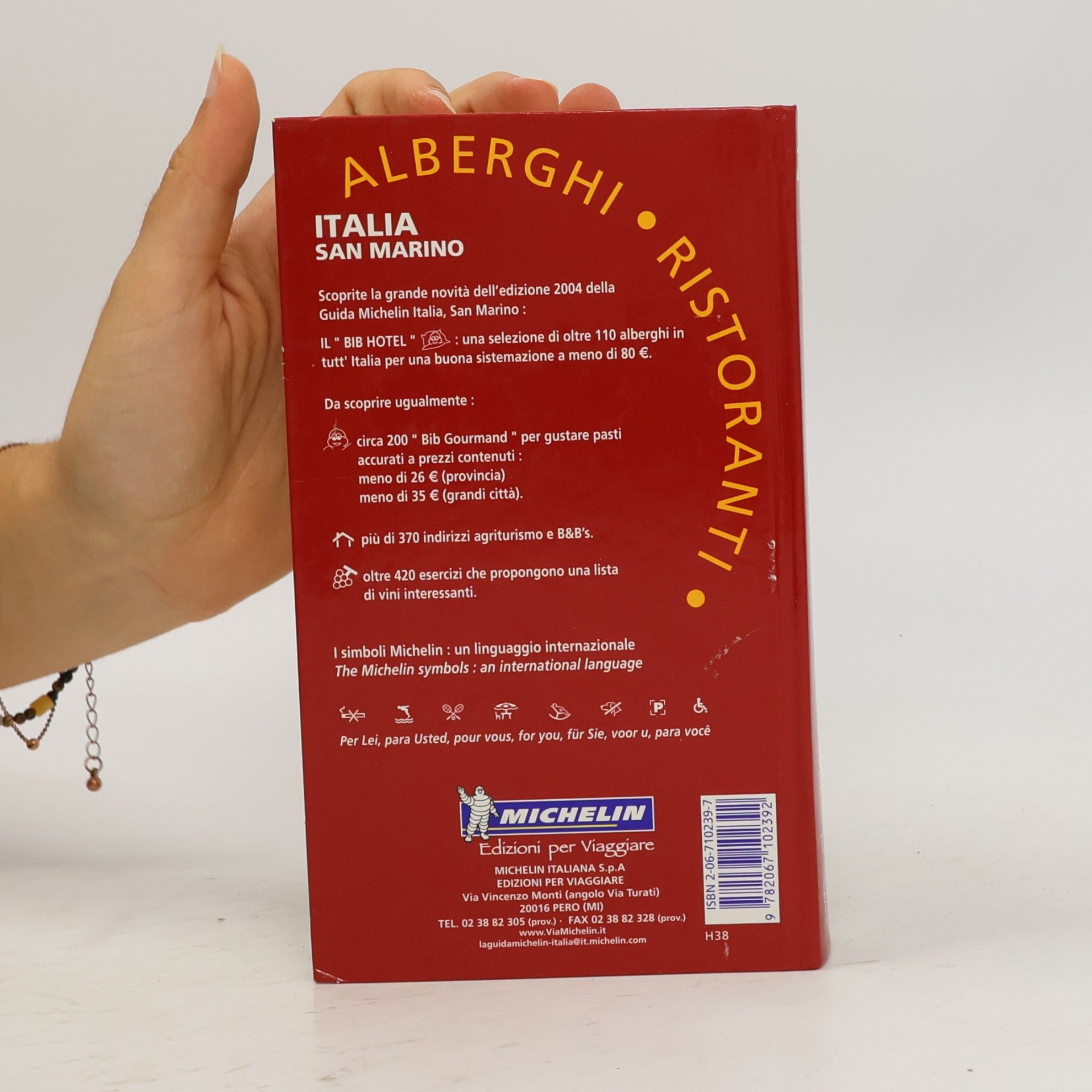 Guides Touristiques Michelin Michelin Red Guide 2004 Italia
