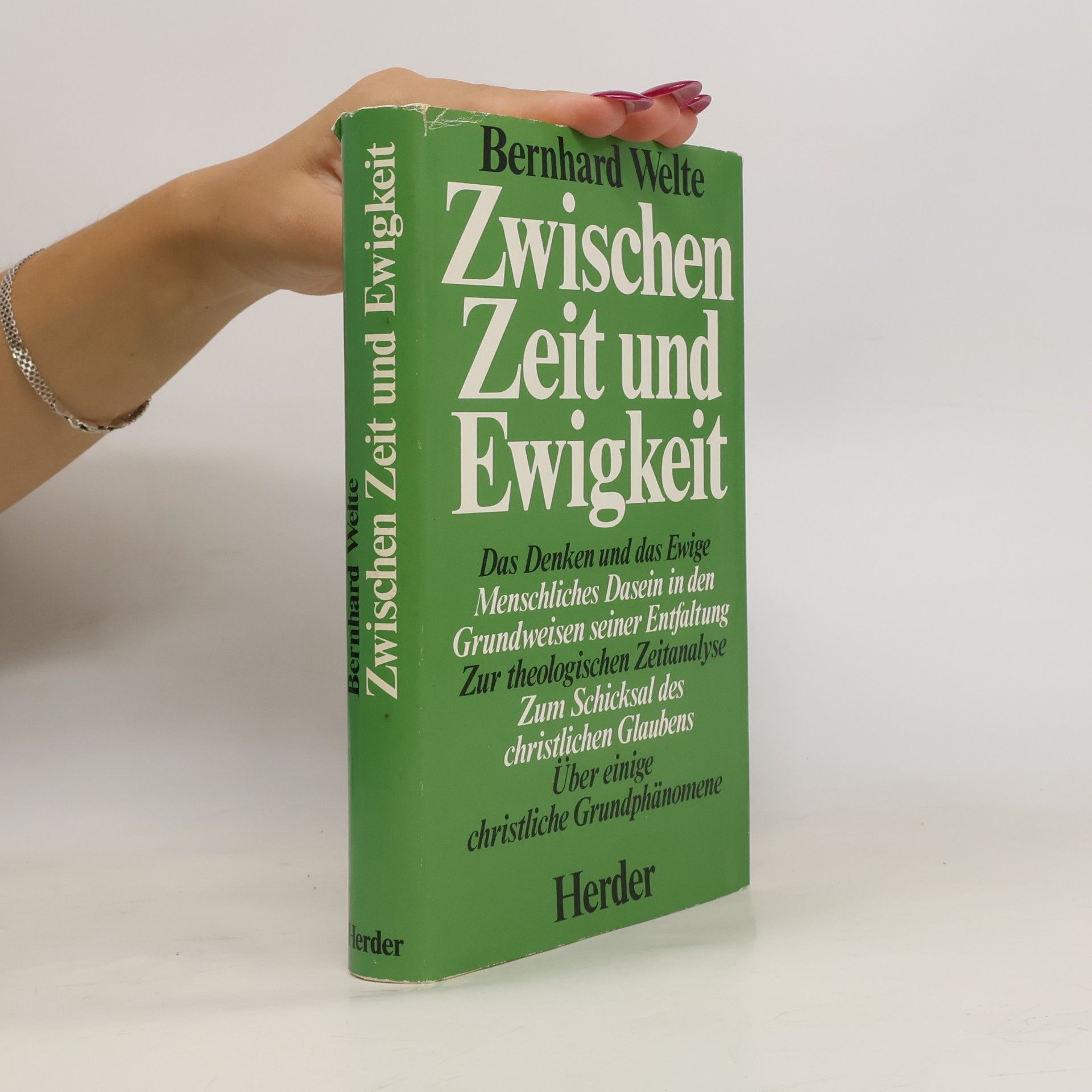 Bernhard Welte Zwischen Zeit und Ewigkeit