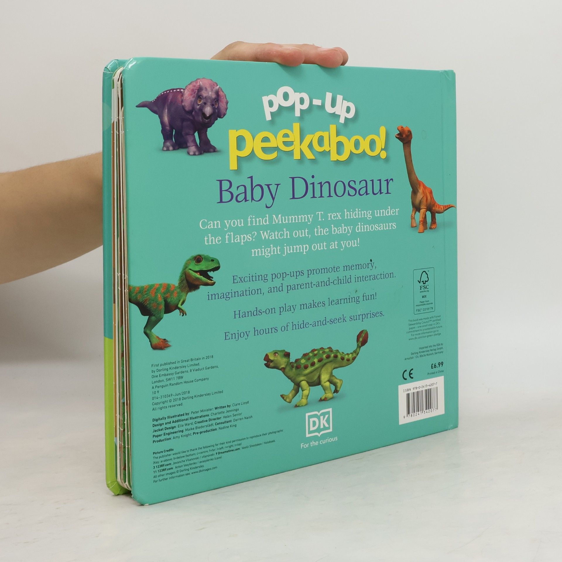 Collectif d'auteurs Pop-Up Peekaboo! Baby Dinosaur