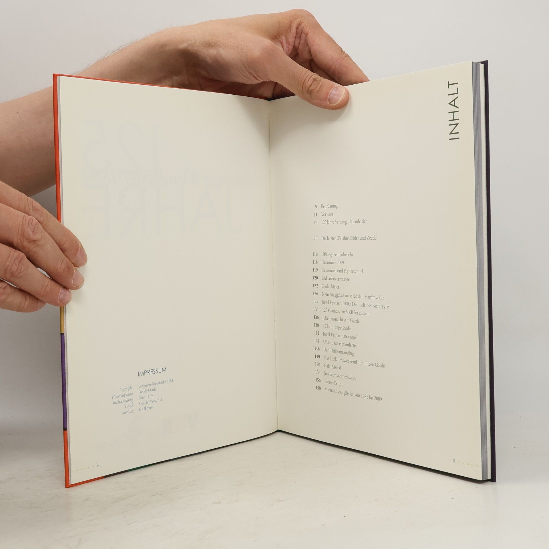 Autorenkollektiv 125 Jahre Vereinigte Kleinbasler 1884-2009