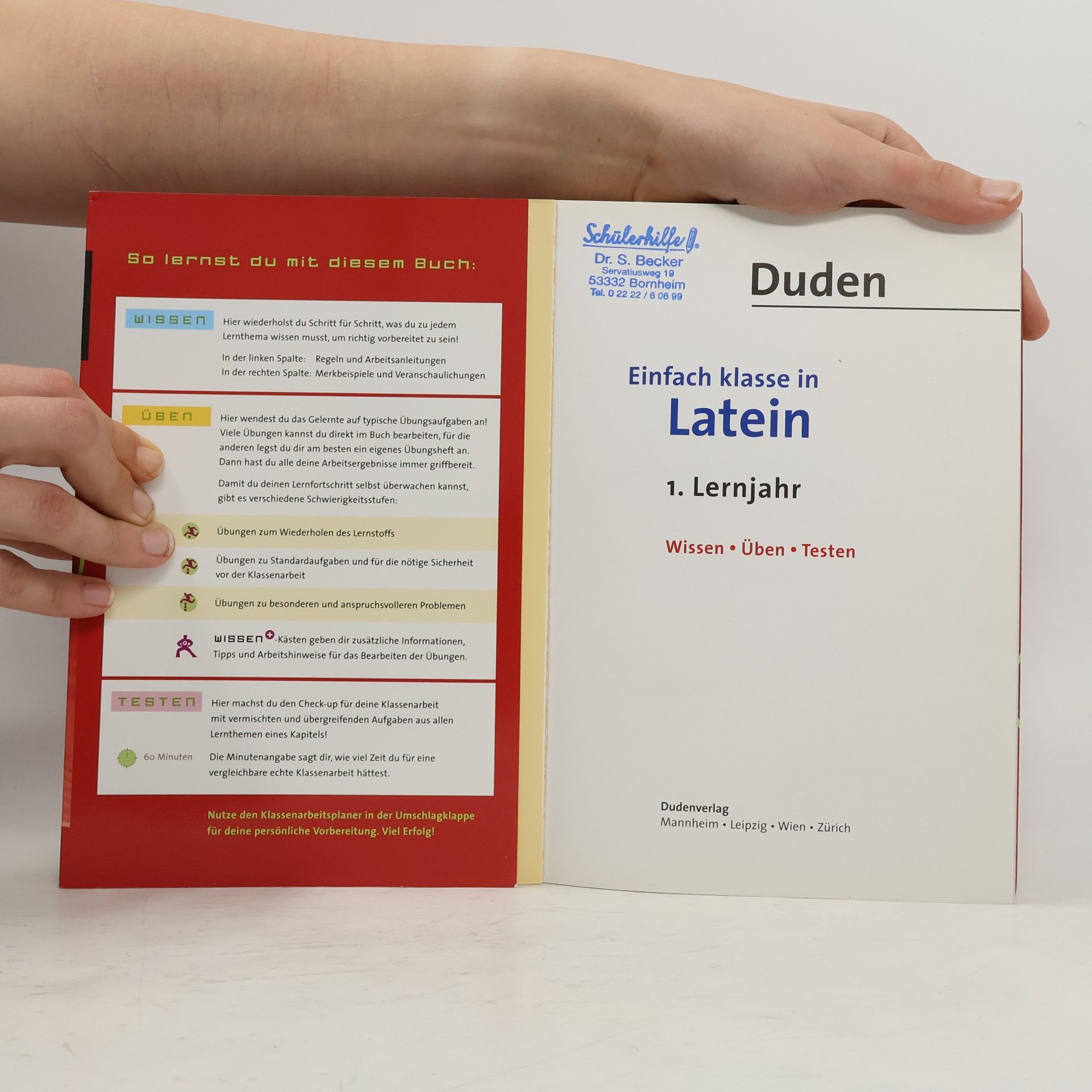 Maria Anna Söllner Duden - Einfach klasse in - Latein 1. Lernjahr. Wissen - Üben - Testen